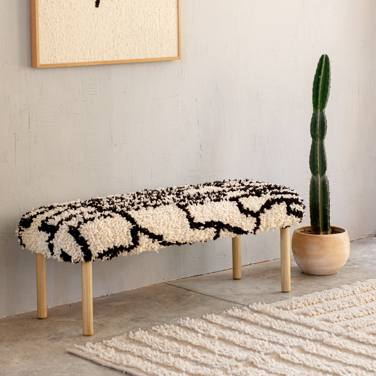 Linear II Wool Rug by Diego Olivero Studio from MESO