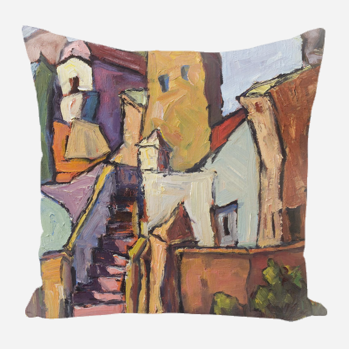 Shapes of Santorini Pillow by John Beard Collection - main product image for Resin Society