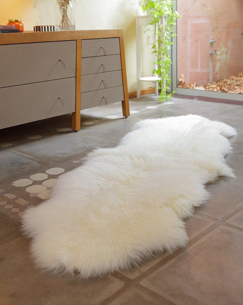 Sheepskin Runner Rug by Homelosophy