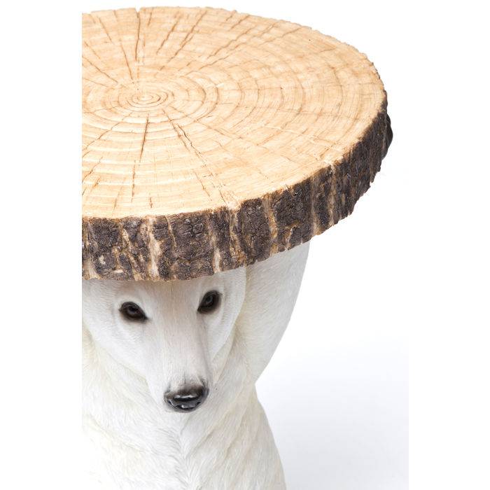 Side Table Animal Polar Bear Ø37cm by DEKOR - product image 7 for Resin Society