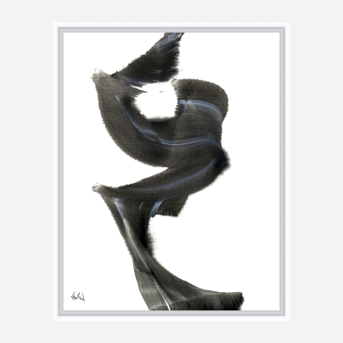 Silhouette I Artist Enhanced Canvas Print by John Beard Collection - product image 6 for Resin Society