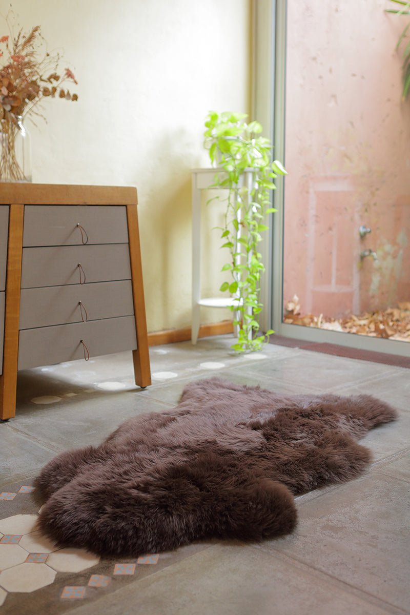 Single Fur Rug by Homelosophy
