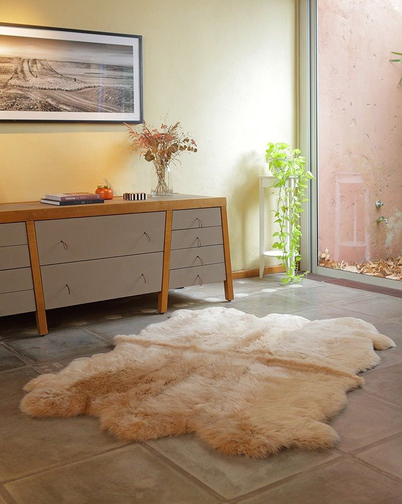 Six Piece Sheepskin Area Rug by Homelosophy