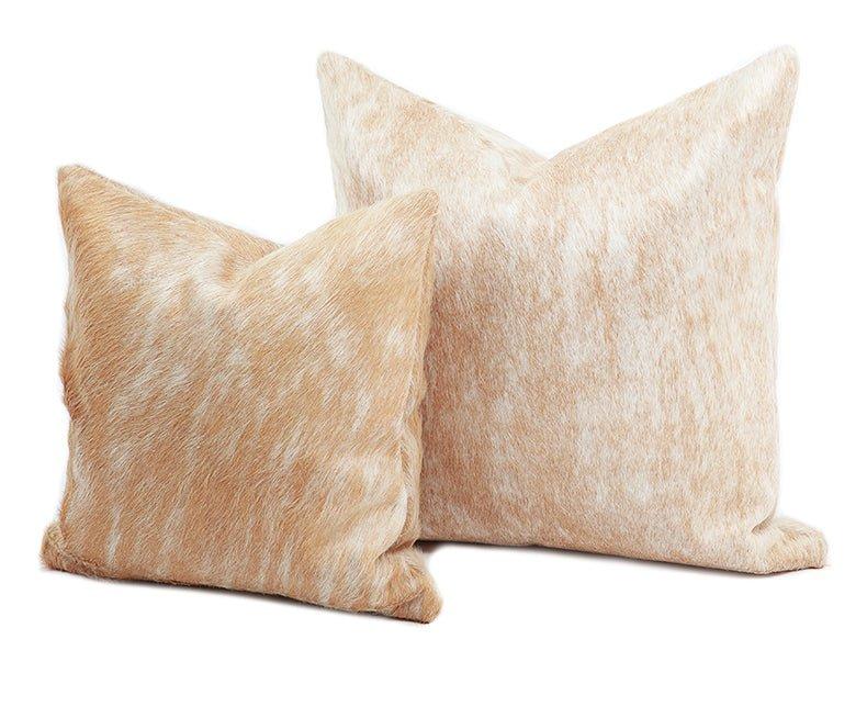 Patagonian Cowhide Pillow by Homelosophy