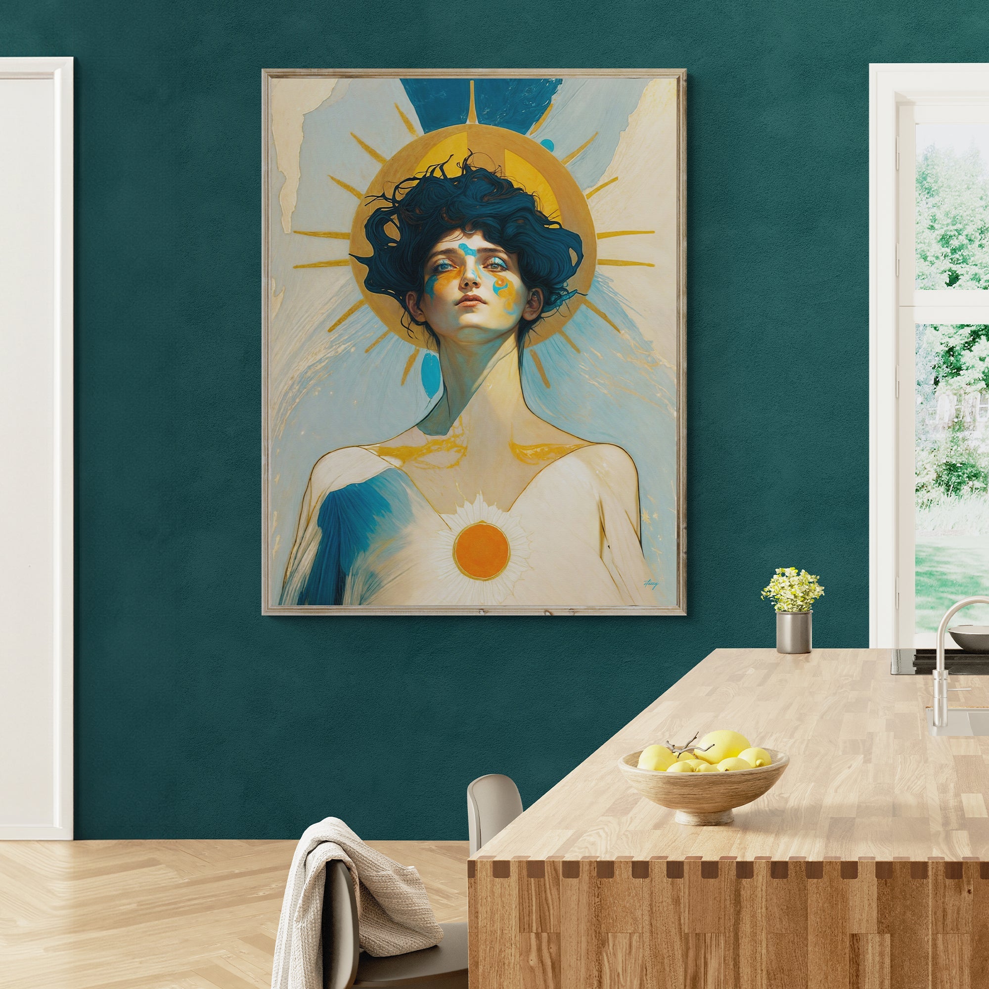 Canvas Print: "Solar Serenity II" by Tailored Canvases - main product image for Resin Society