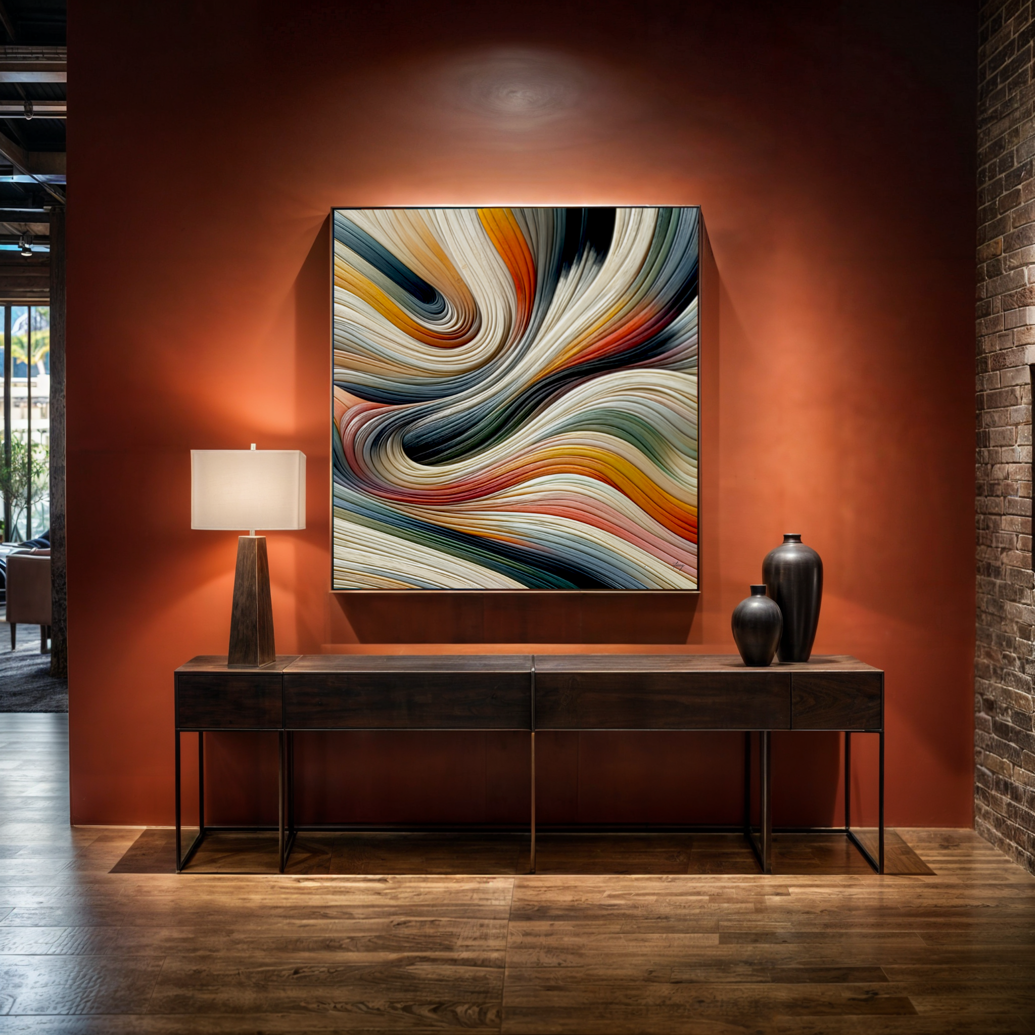 Canvas Print: "Spectral Swirl" by Tailored Canvases - product image 3 for Resin Society