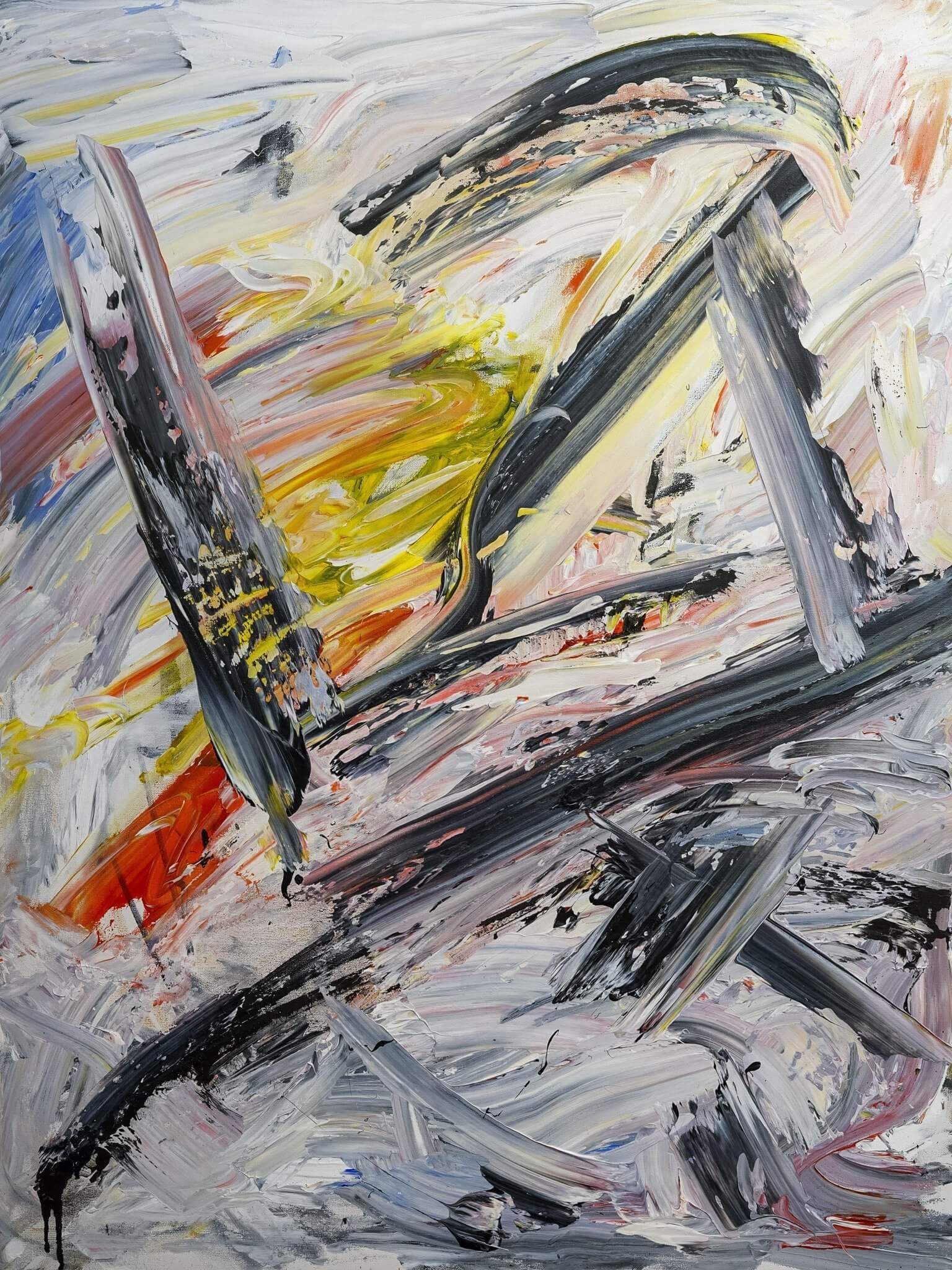 Splash Artist Enhanced Canvas Print by John Beard Collection - main product image for Resin Society
