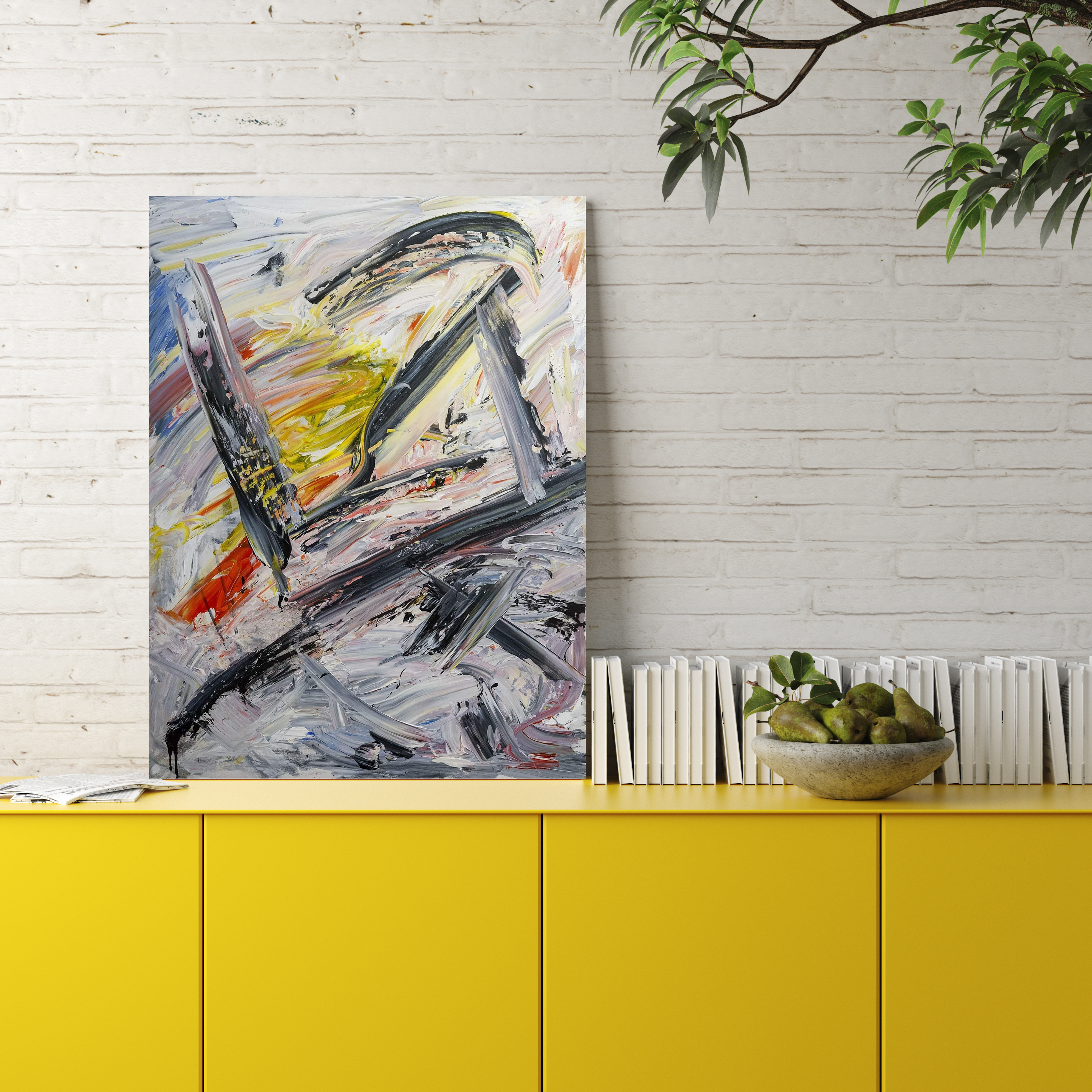 Splash Artist Enhanced Canvas Print by John Beard Collection - product image 2 for Resin Society