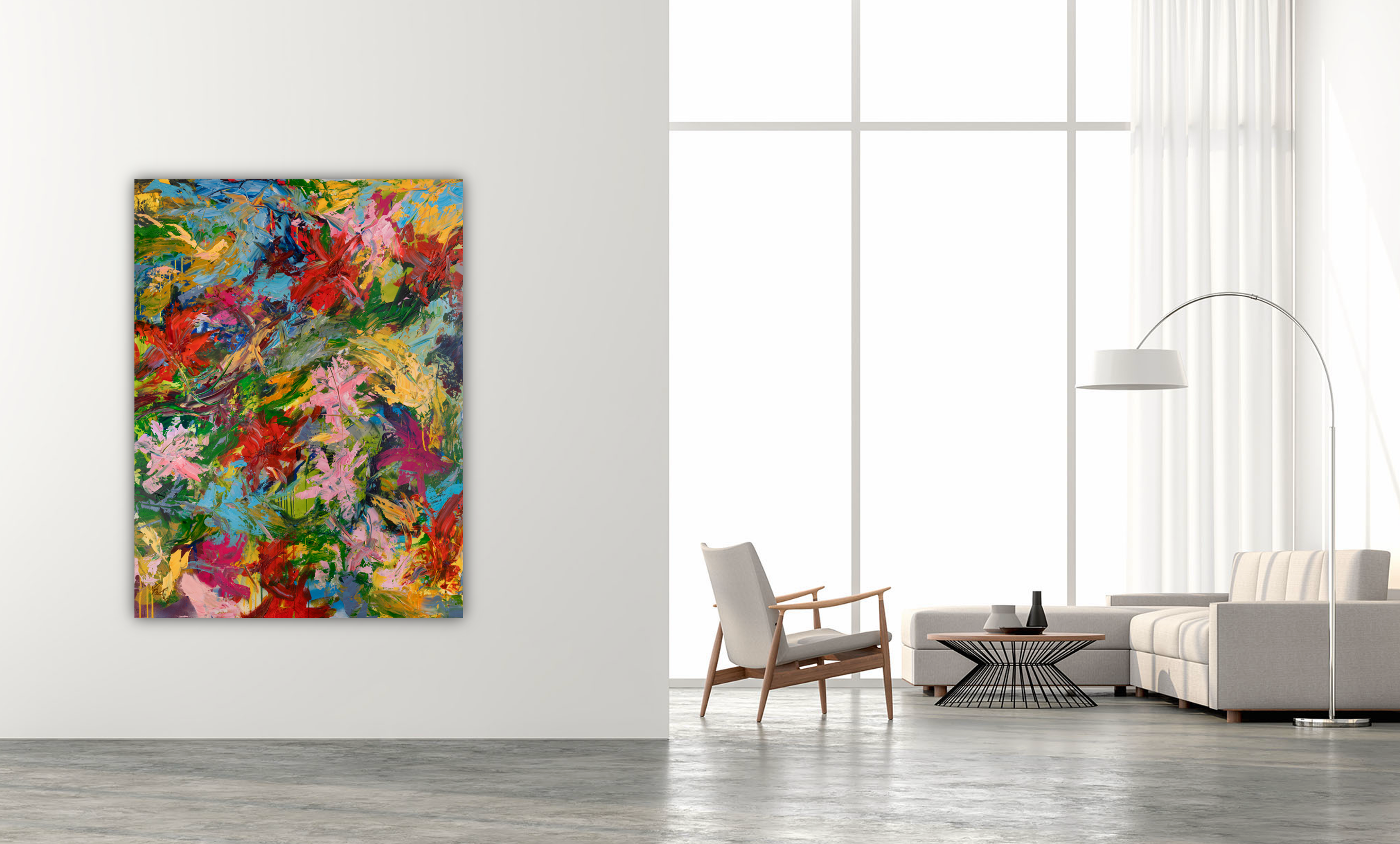 Spring Blooms Artist Enhanced Canvas Print by John Beard Collection - product image 3 for Resin Society