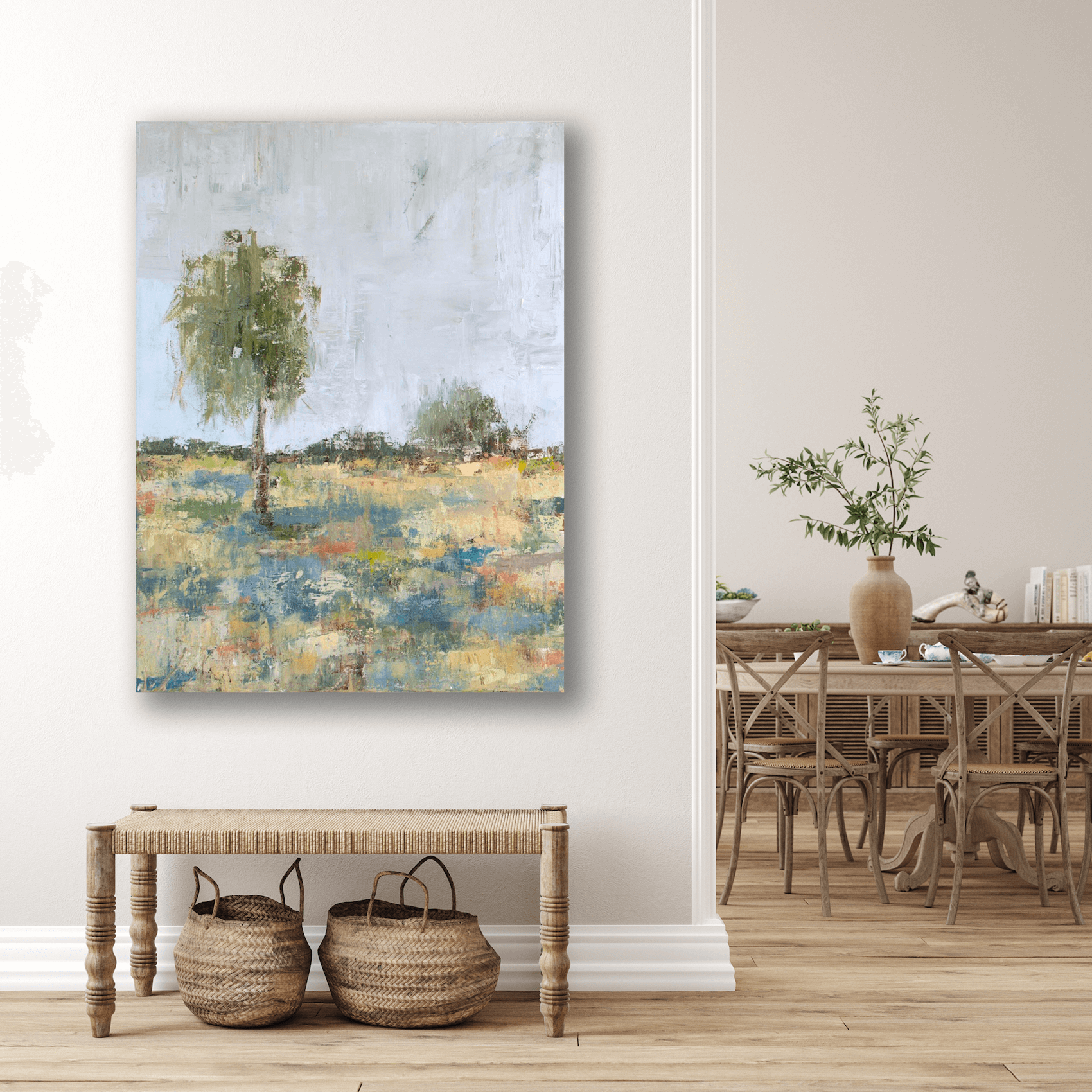 Spring Day I Artist Enhanced Canvas Print by John Beard Collection - product image 2 for Resin Society