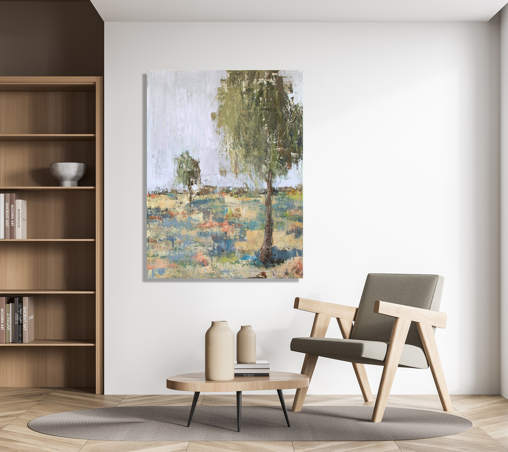 Spring Day II Artist Enhanced Canvas Print by John Beard Collection - product image 3 for Resin Society