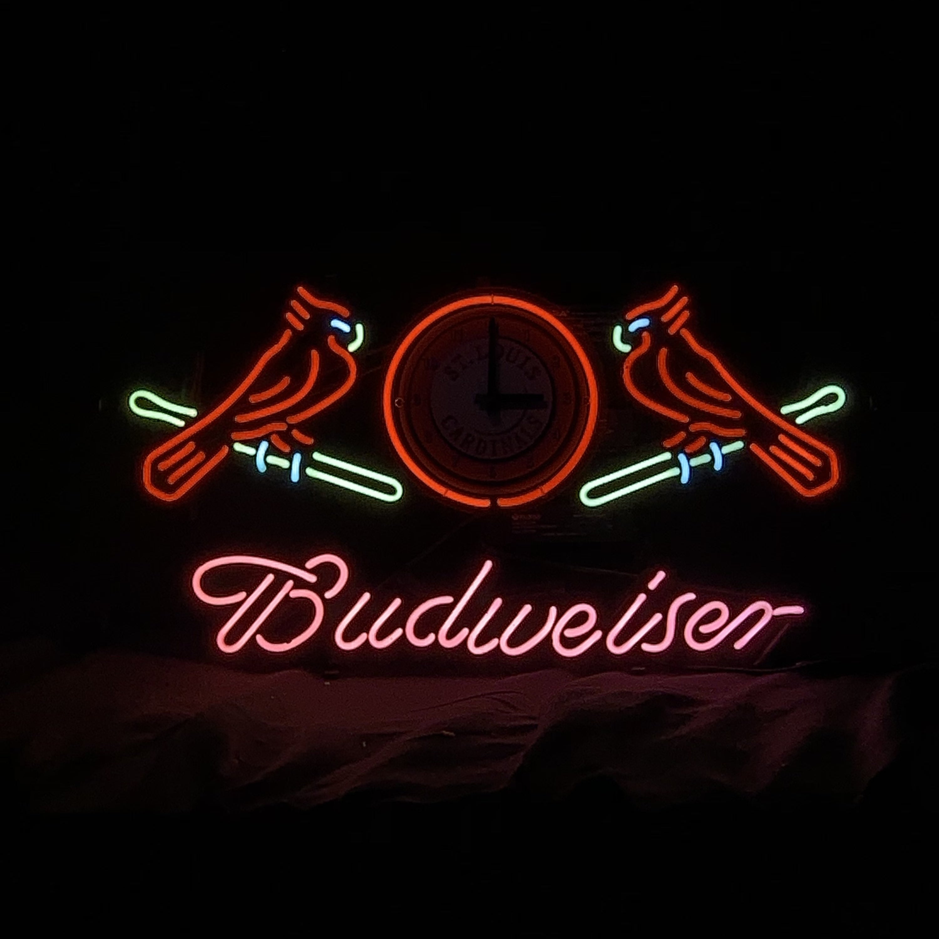 St. Louis Cardinals with Budweiser Neon Signs Light by Neon Signs Land - product image 2 for Resin Society