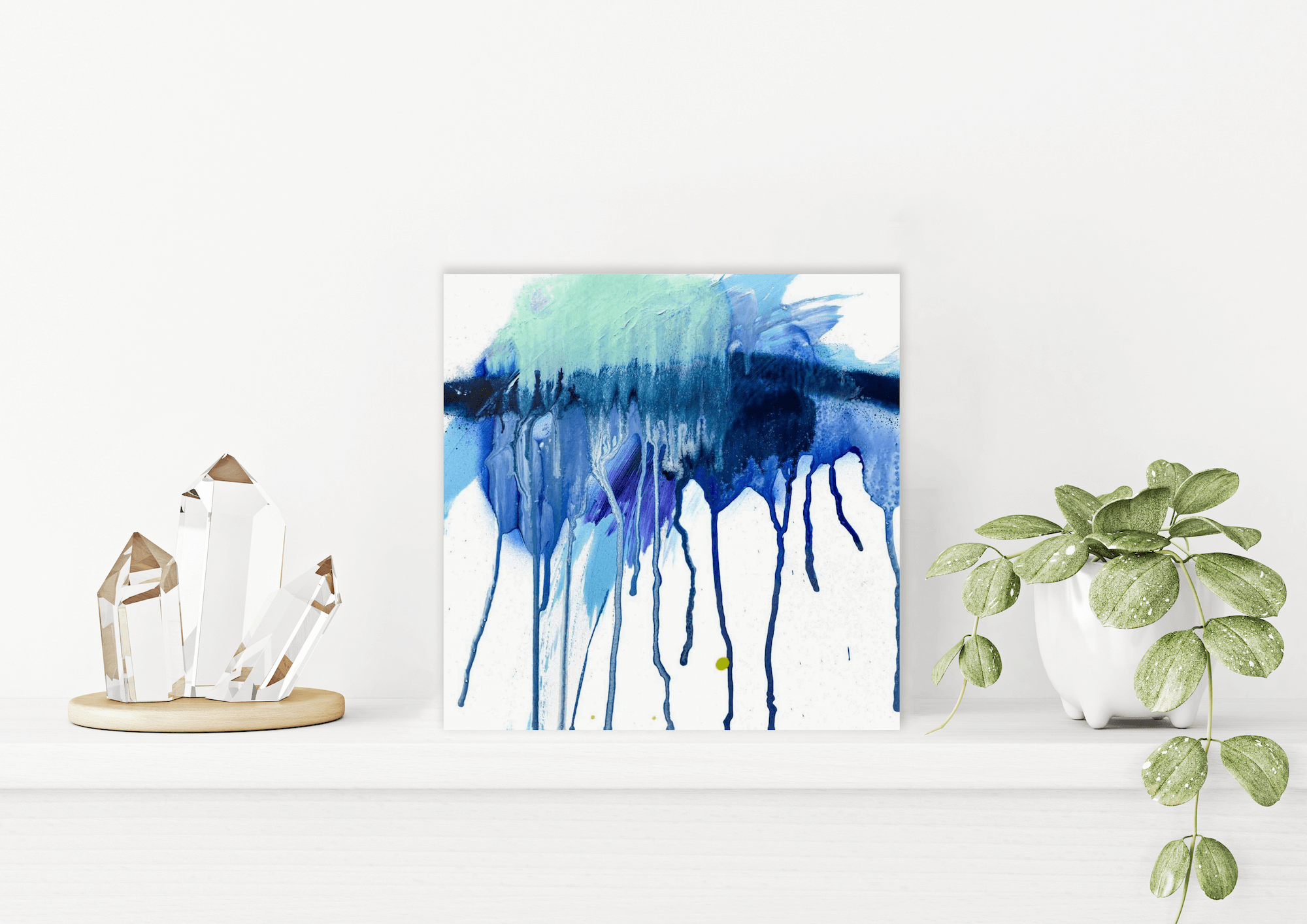 Stalactite 48x48 Artist Enhanced Canvas Print