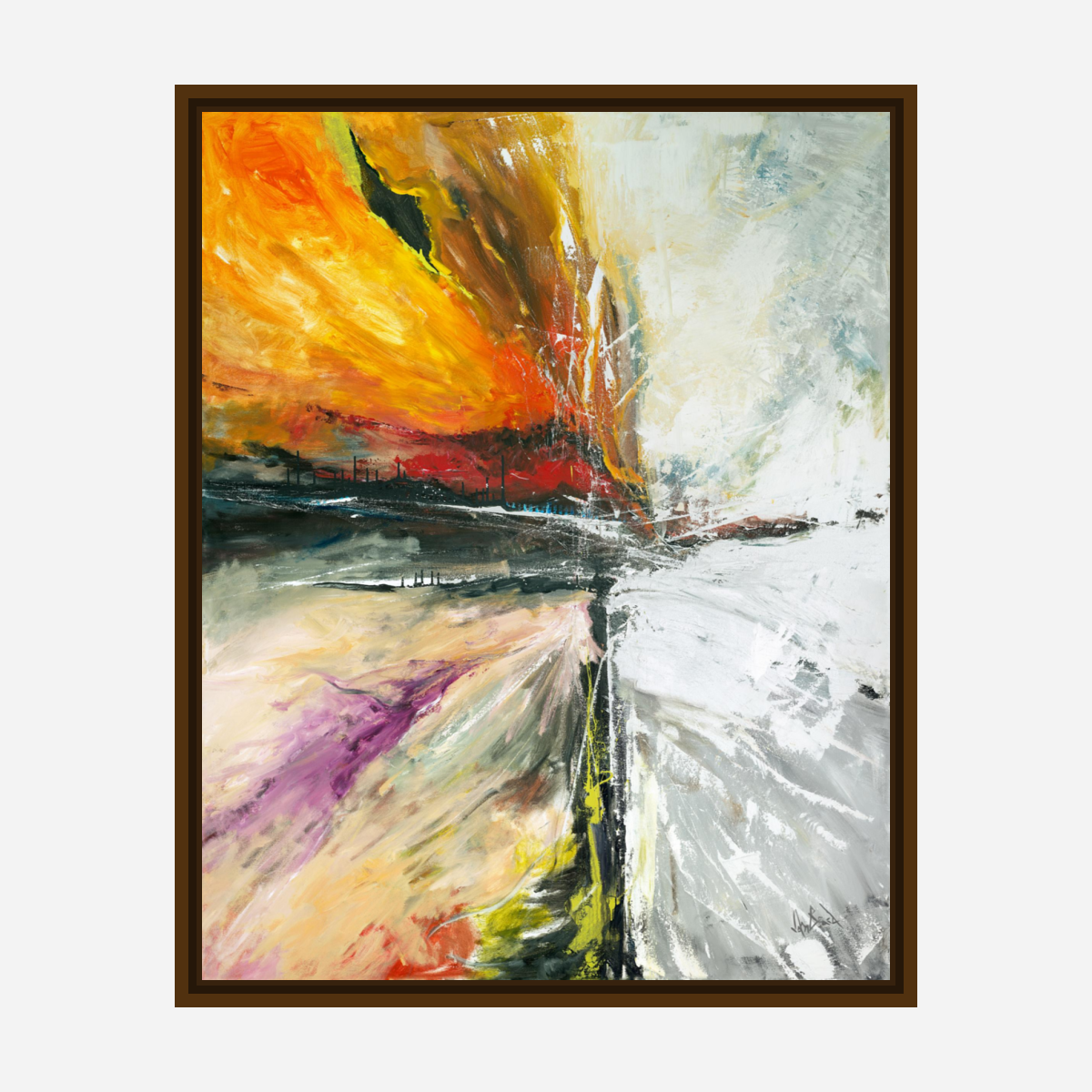 Starburst Artist Enhanced Canvas Print by John Beard Collection - product image 5 for Resin Society