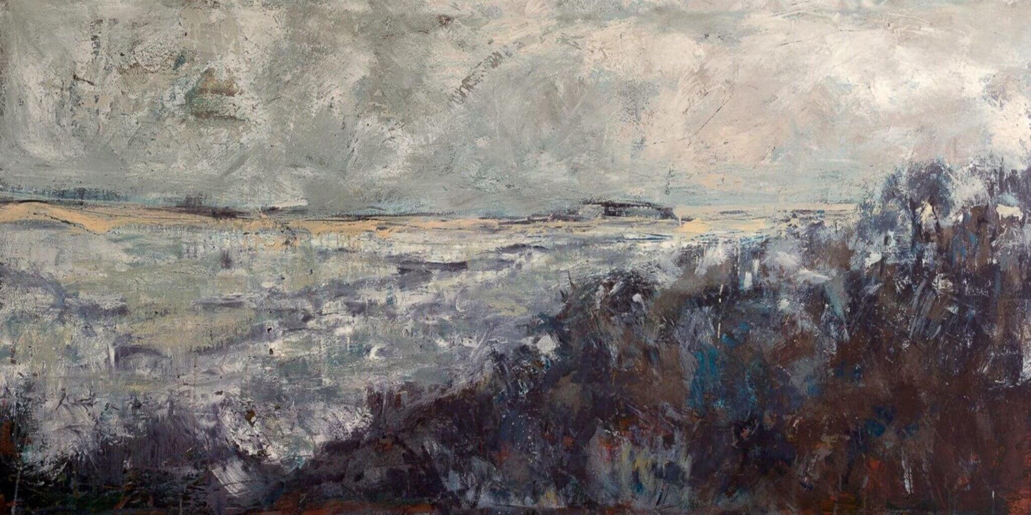 Stormy Artist Enhanced Canvas Print by John Beard Collection - main product image for Resin Society