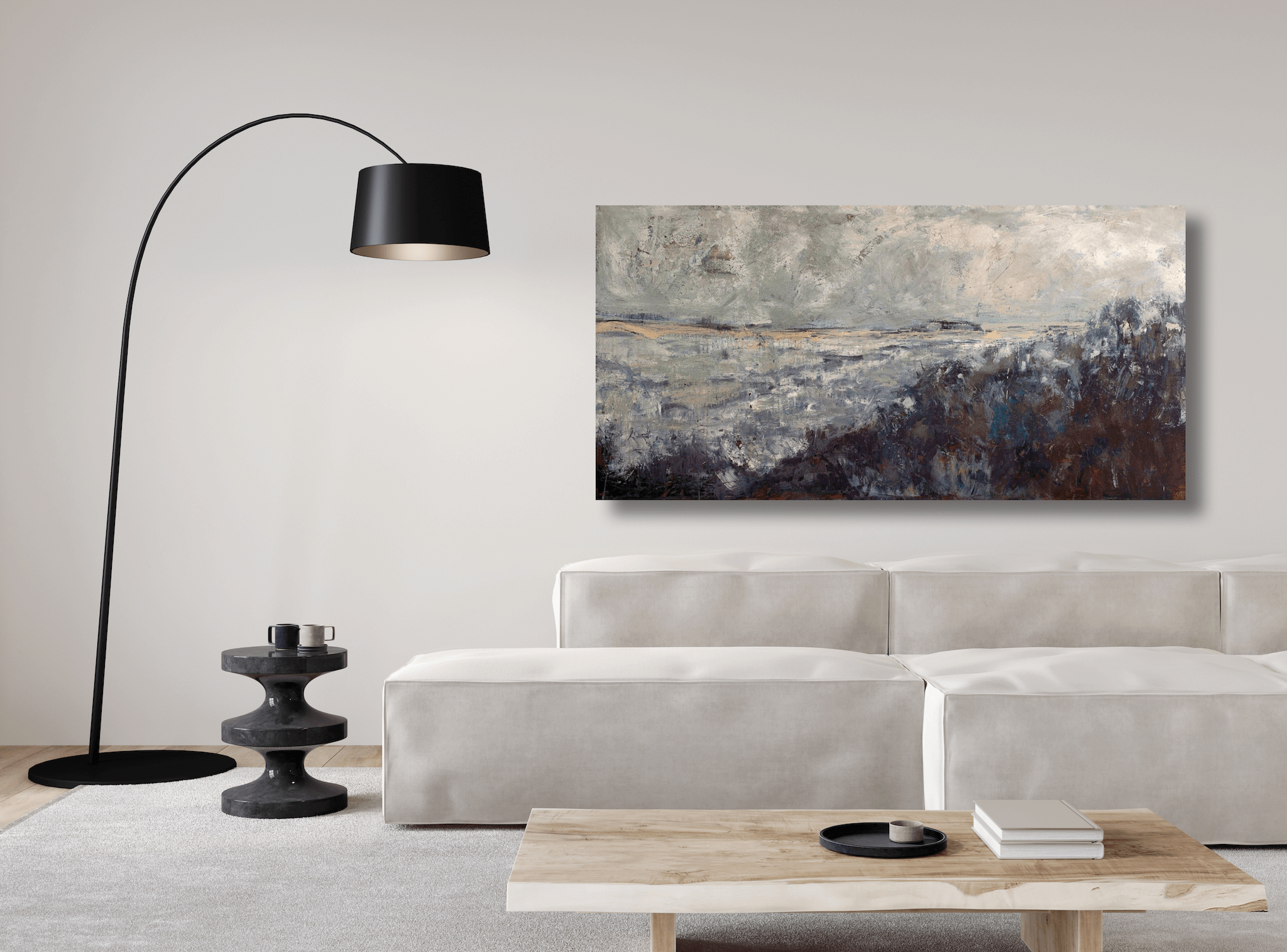 Stormy Artist Enhanced Canvas Print by John Beard Collection - product image 4 for Resin Society