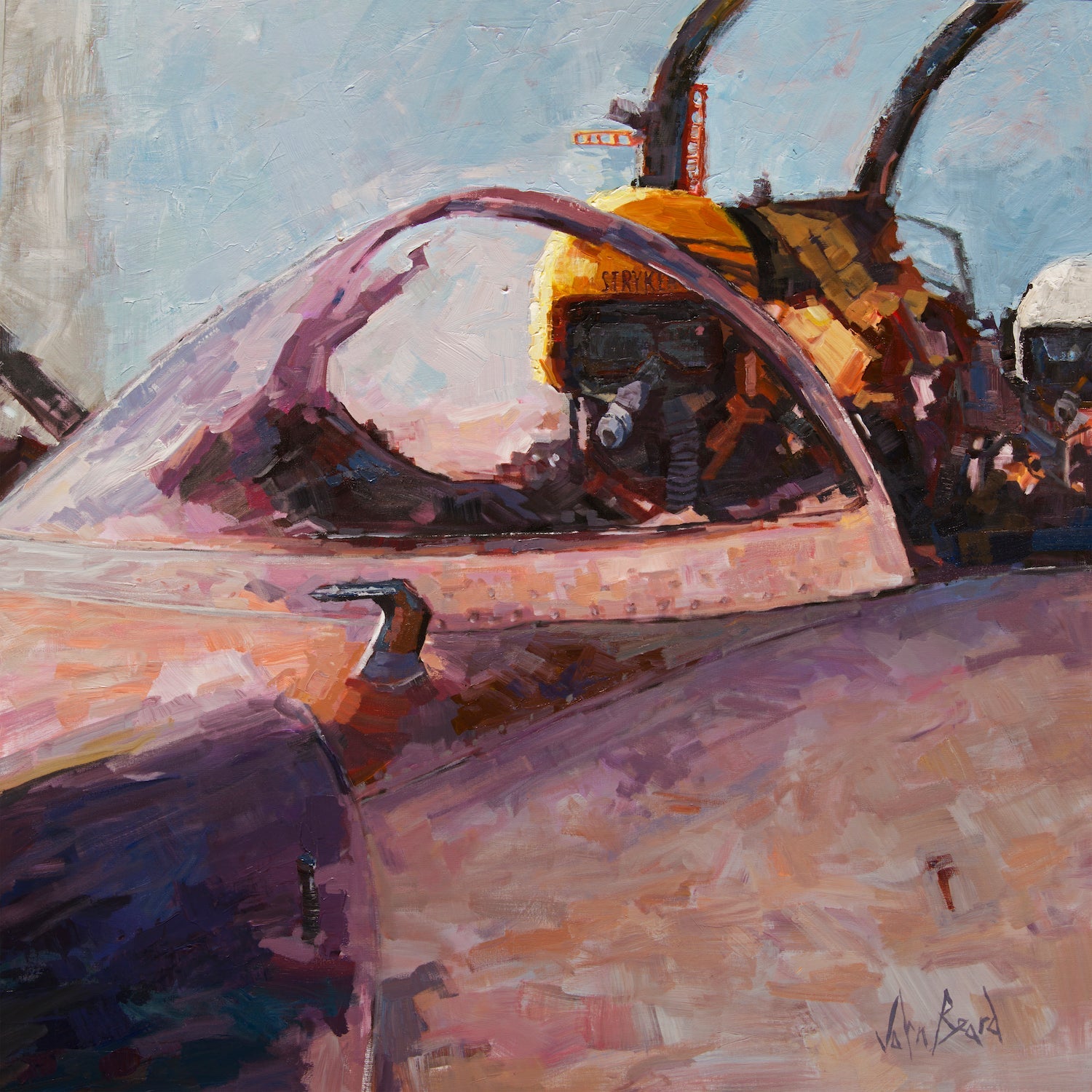 Stryker Artist Canvas Enhanced Print by John Beard Collection - main product image for Resin Society