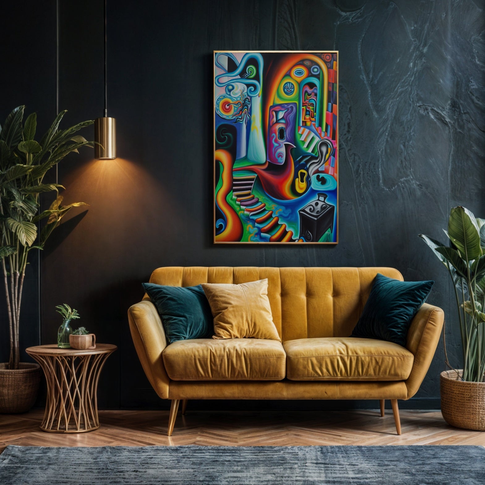 Canvas Print: "Surreal Steps" by Tailored Canvases - product image 2 for Resin Society