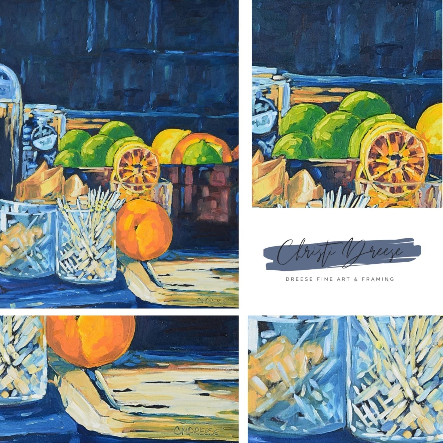 "Bar Conversations" Giclee Print