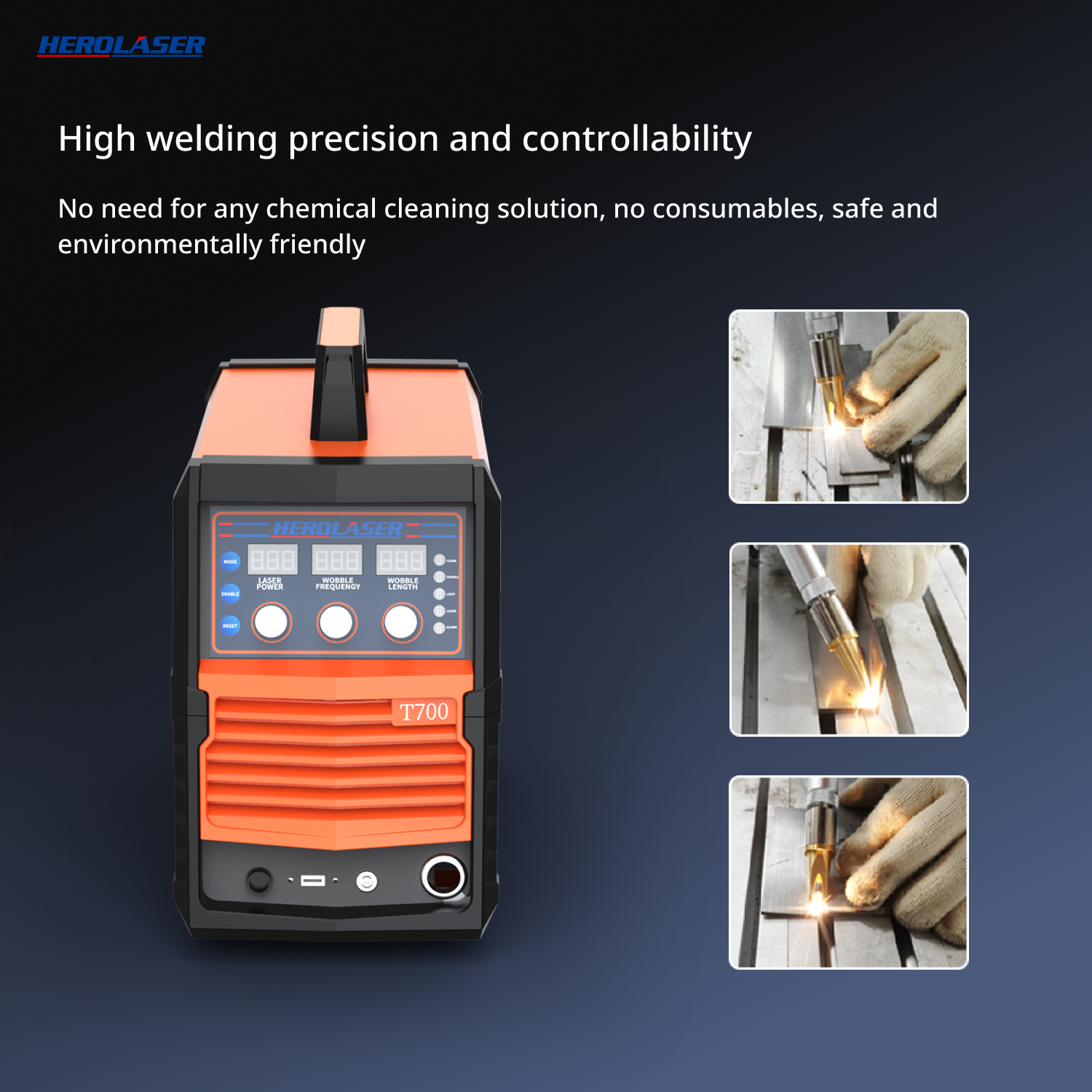 Weld Faster.
Cleaner.
Easier.
Professional handheld laser welder designed for beginners and pros.
No grinding.
No mess.
Just clean welds.