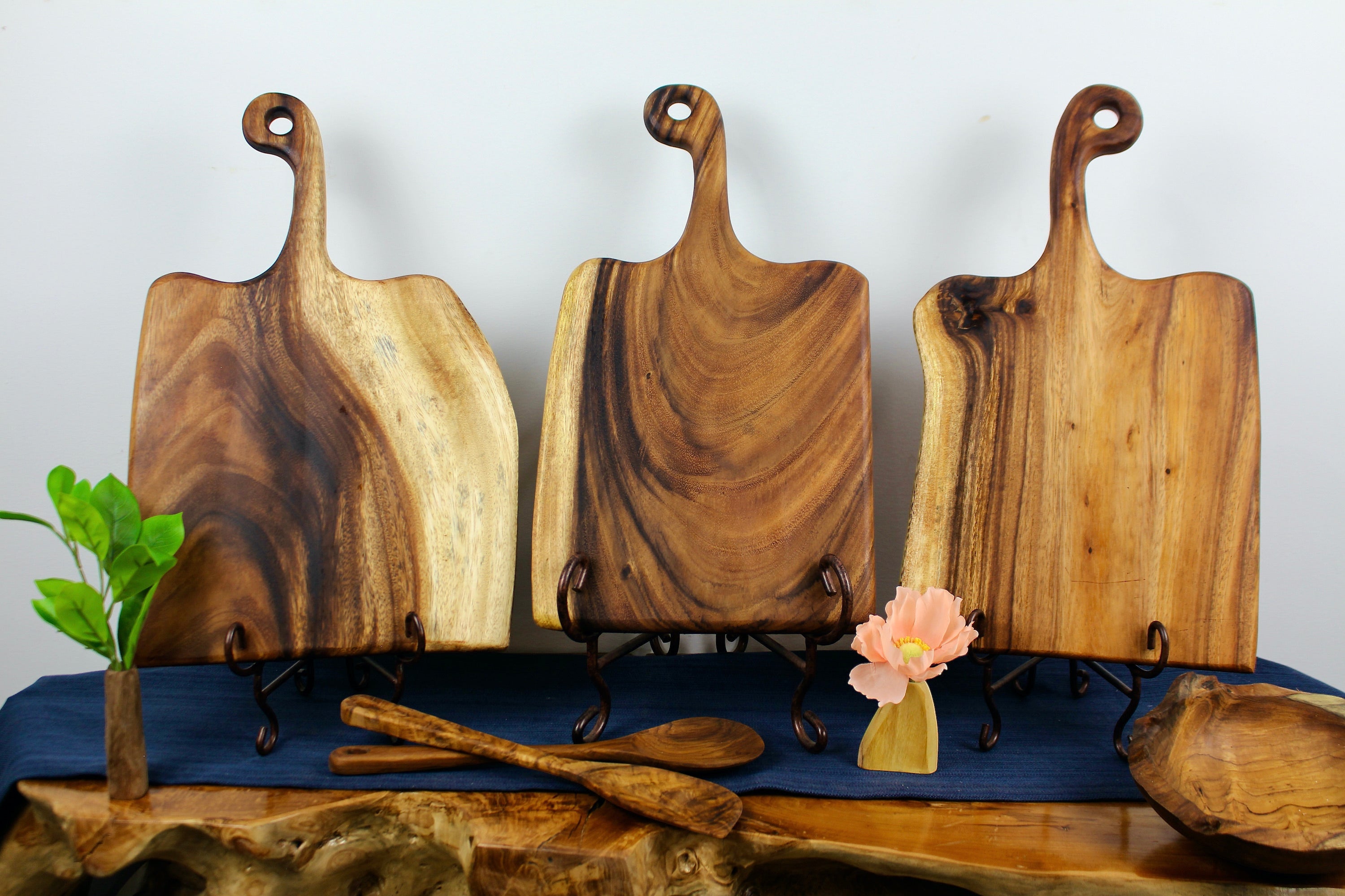 Large Live Edge Handled Board
