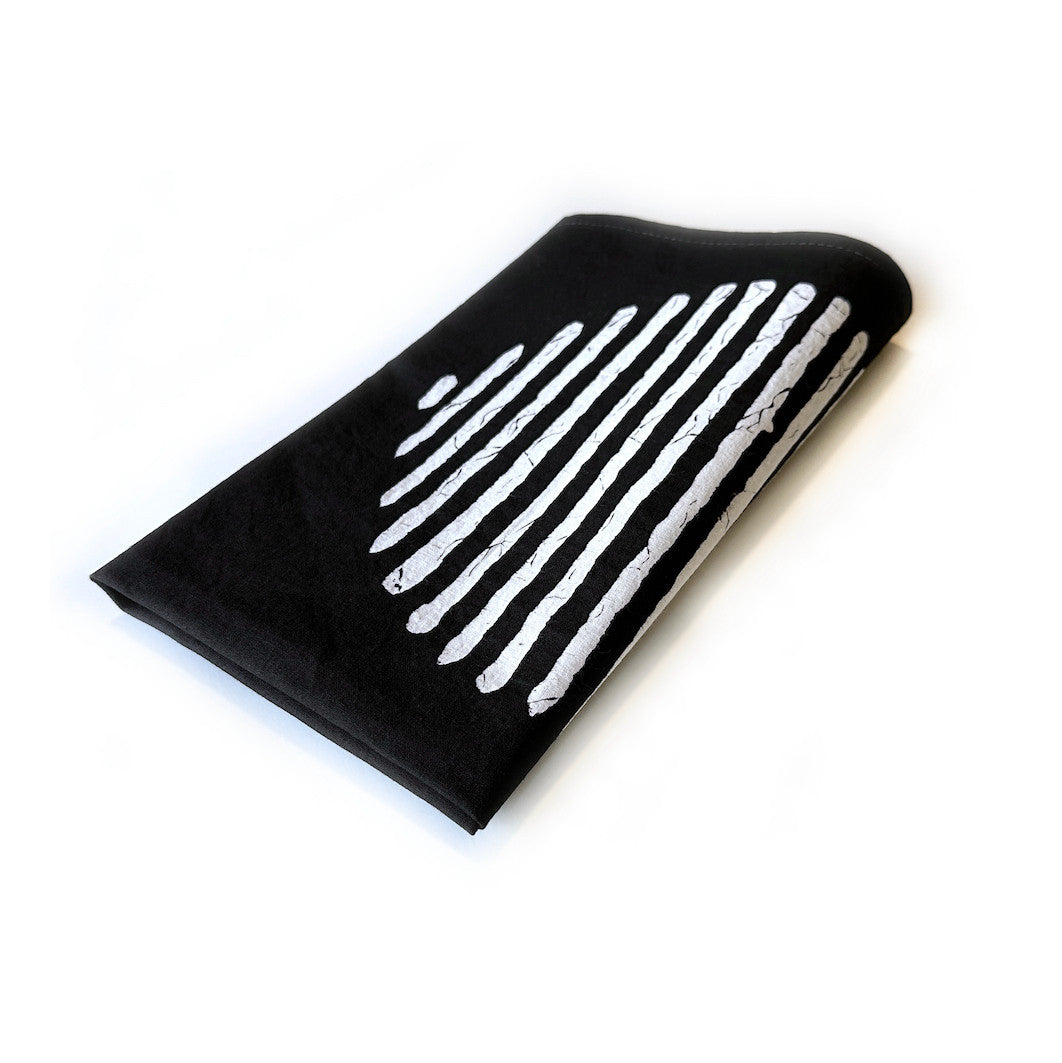 Mwedzi Black Napkins - Set of 2 by Mbare Ltd - product image 4 for Resin Society