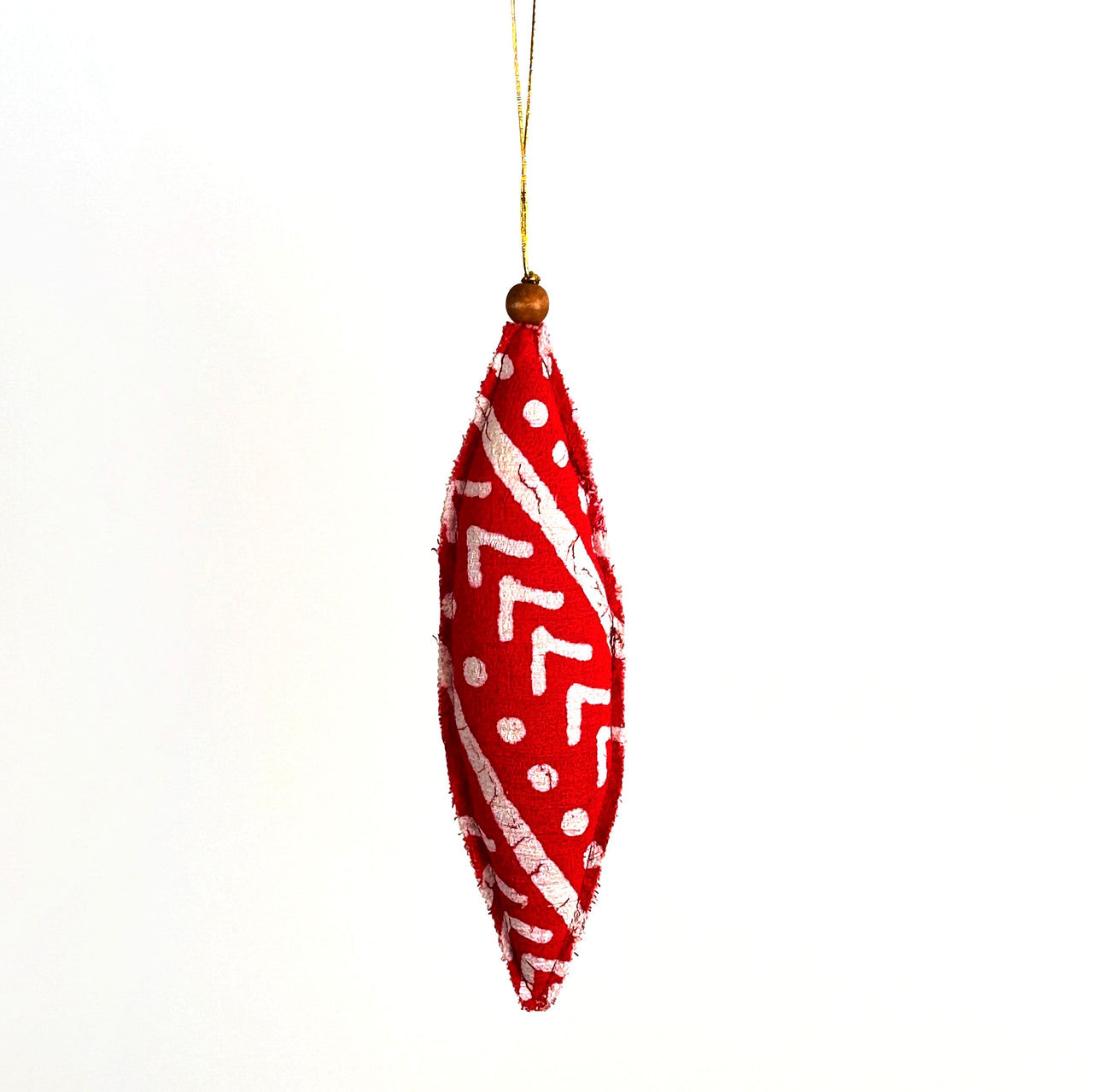 Red Finial Shaped Ornaments - Set of 4 by Mbare Ltd - product image 2 for Resin Society