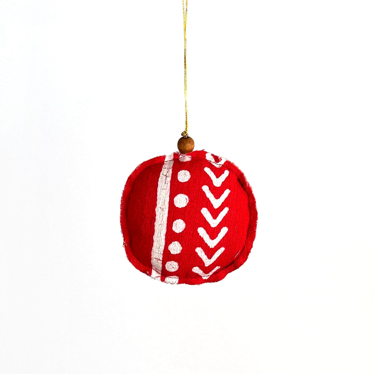 Red Finial Shaped Ornaments - Set of 4 by Mbare Ltd - product image 5 for Resin Society