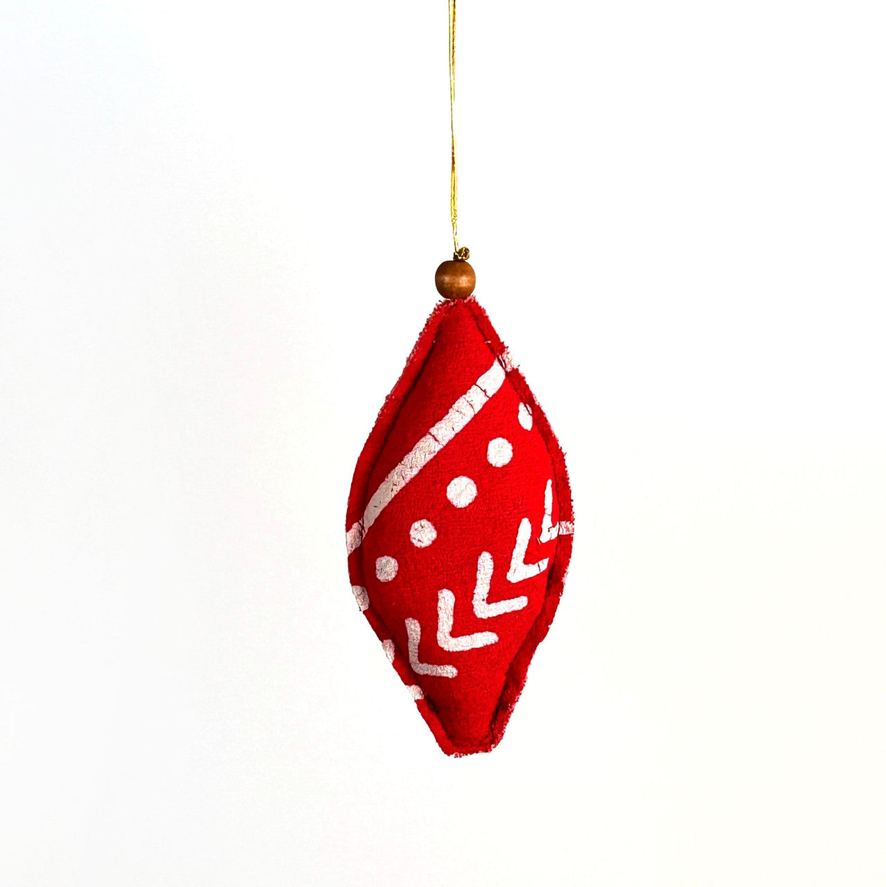 Red Finial Shaped Ornaments - Set of 4 by Mbare Ltd - product image 3 for Resin Society