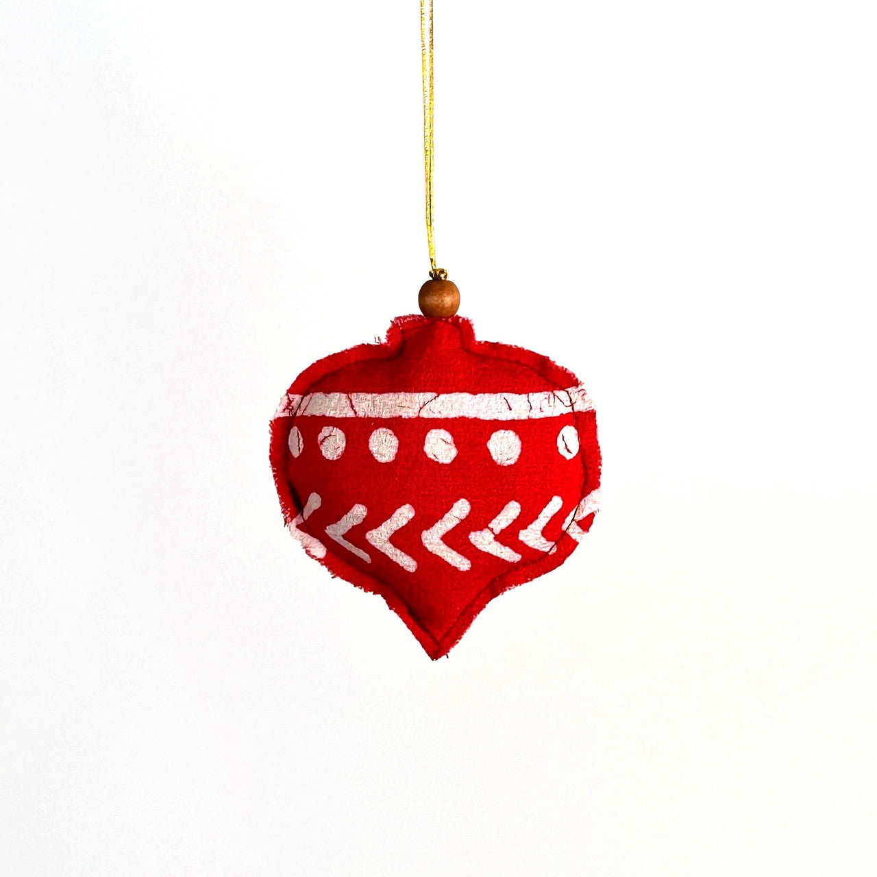 Red Finial Shaped Ornaments - Set of 4 by Mbare Ltd - product image 4 for Resin Society