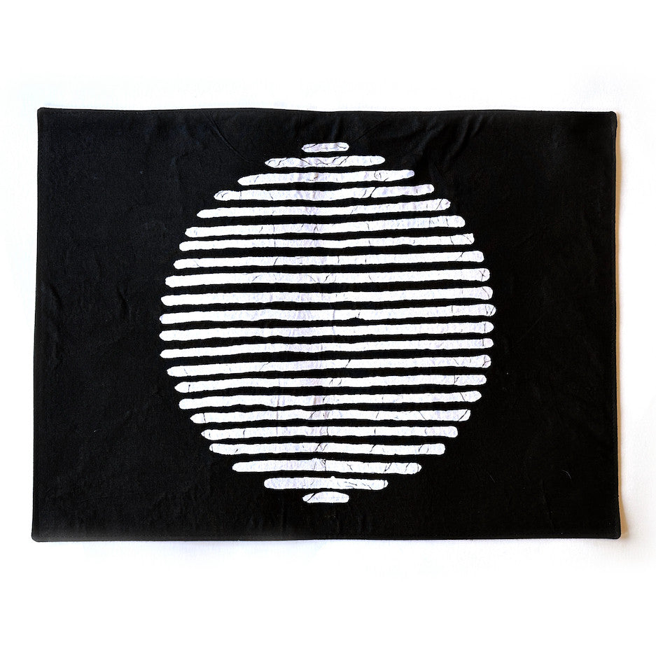 Mwedzi Black Placemats - Set of 2 by Mbare Ltd - product image 2 for Resin Society