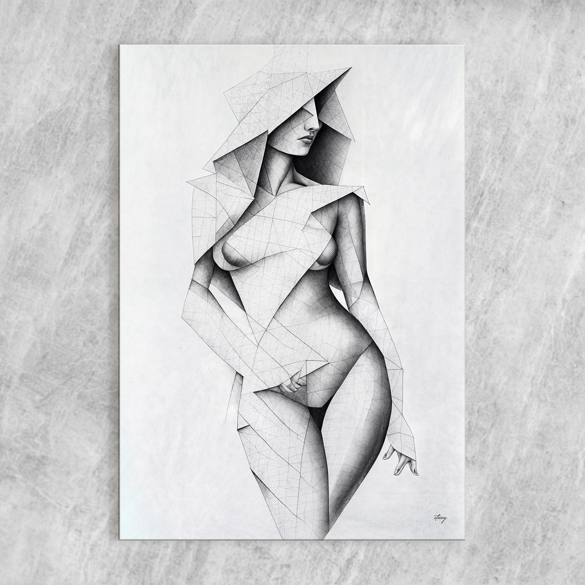 Canvas Print: "Tangible Point" by Tailored Canvases - product image 5 for Resin Society