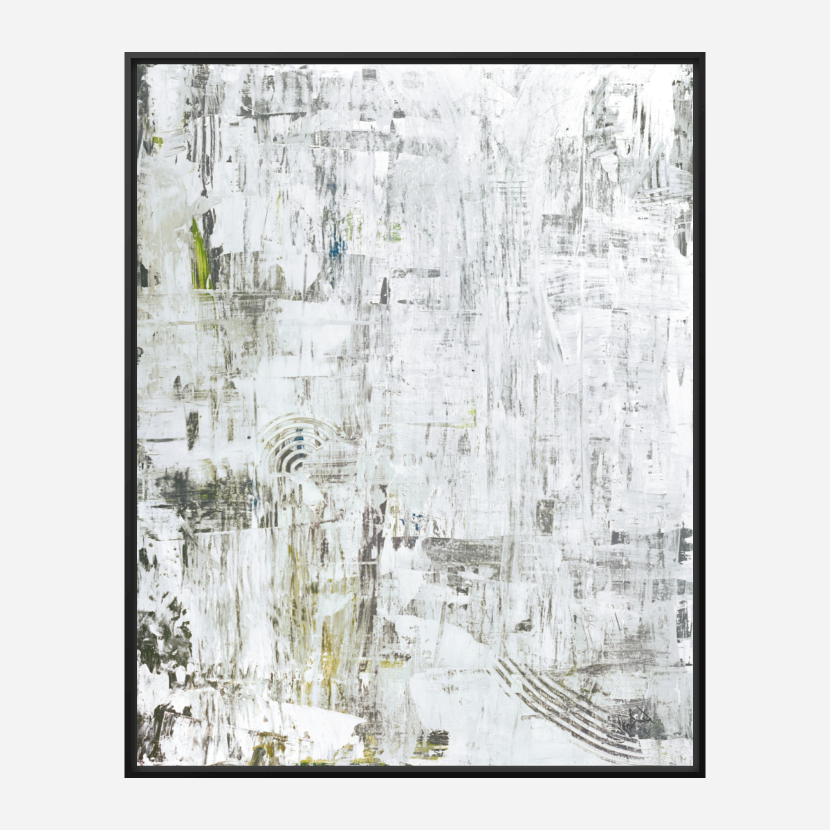 Taupe Gray Abstract Artist Enhanced Canvas Print by John Beard Collection - product image 5 for Resin Society