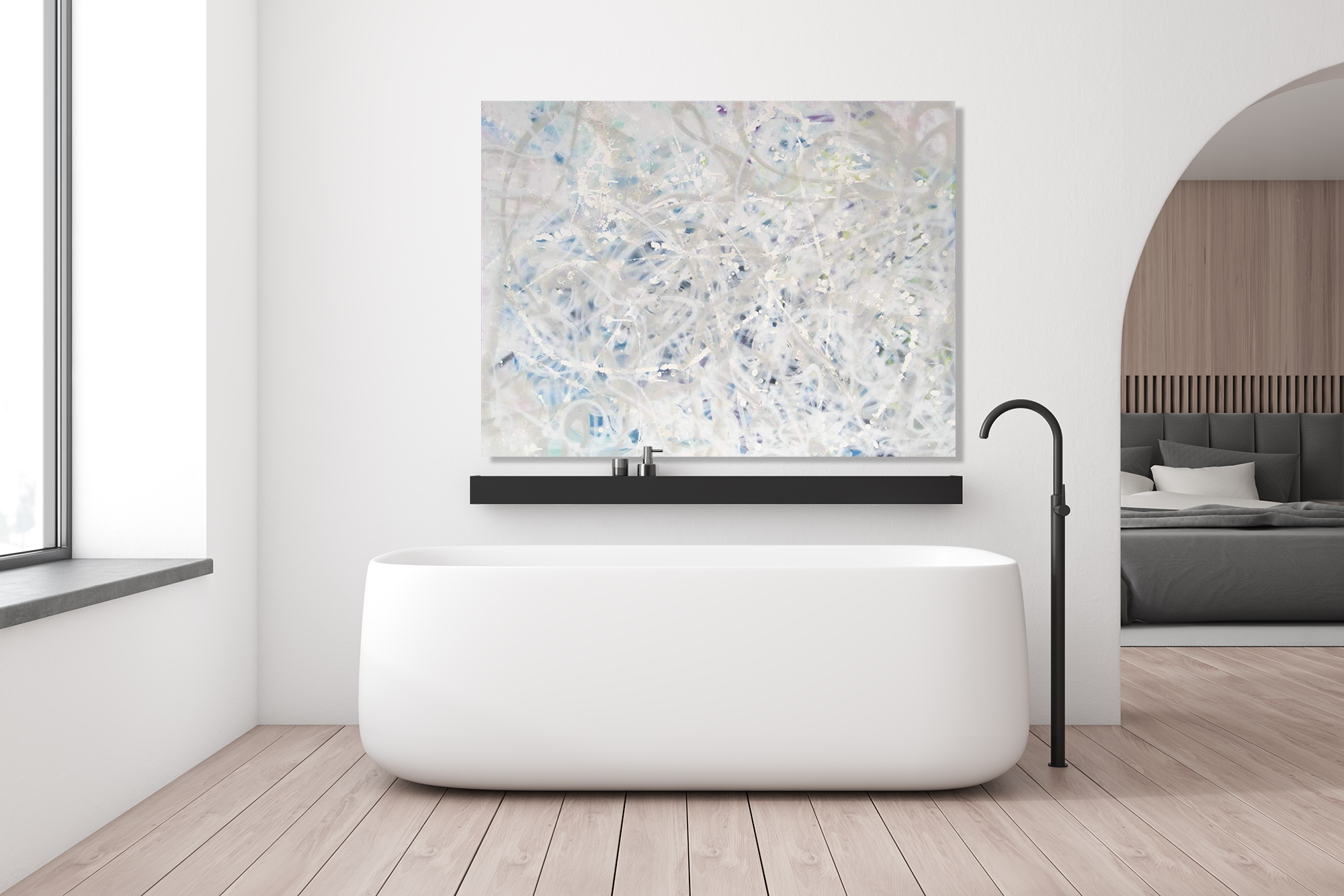 Tea Artist Enhanced Canvas Print by John Beard Collection - product image 3 for Resin Society