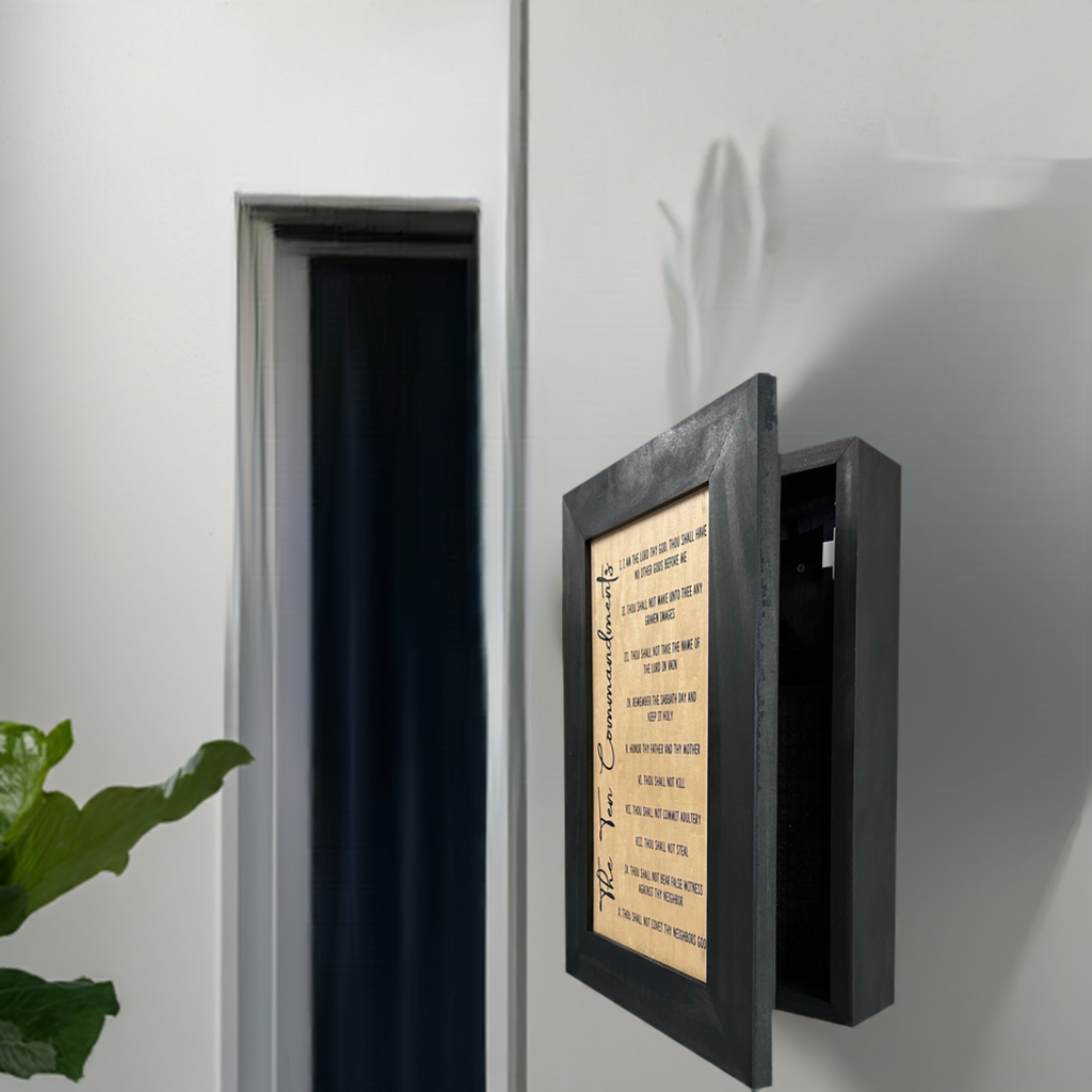 Ten Commandments Religious Gun Concealment Furniture by Bellewood Designs - product image 9 for Resin Society