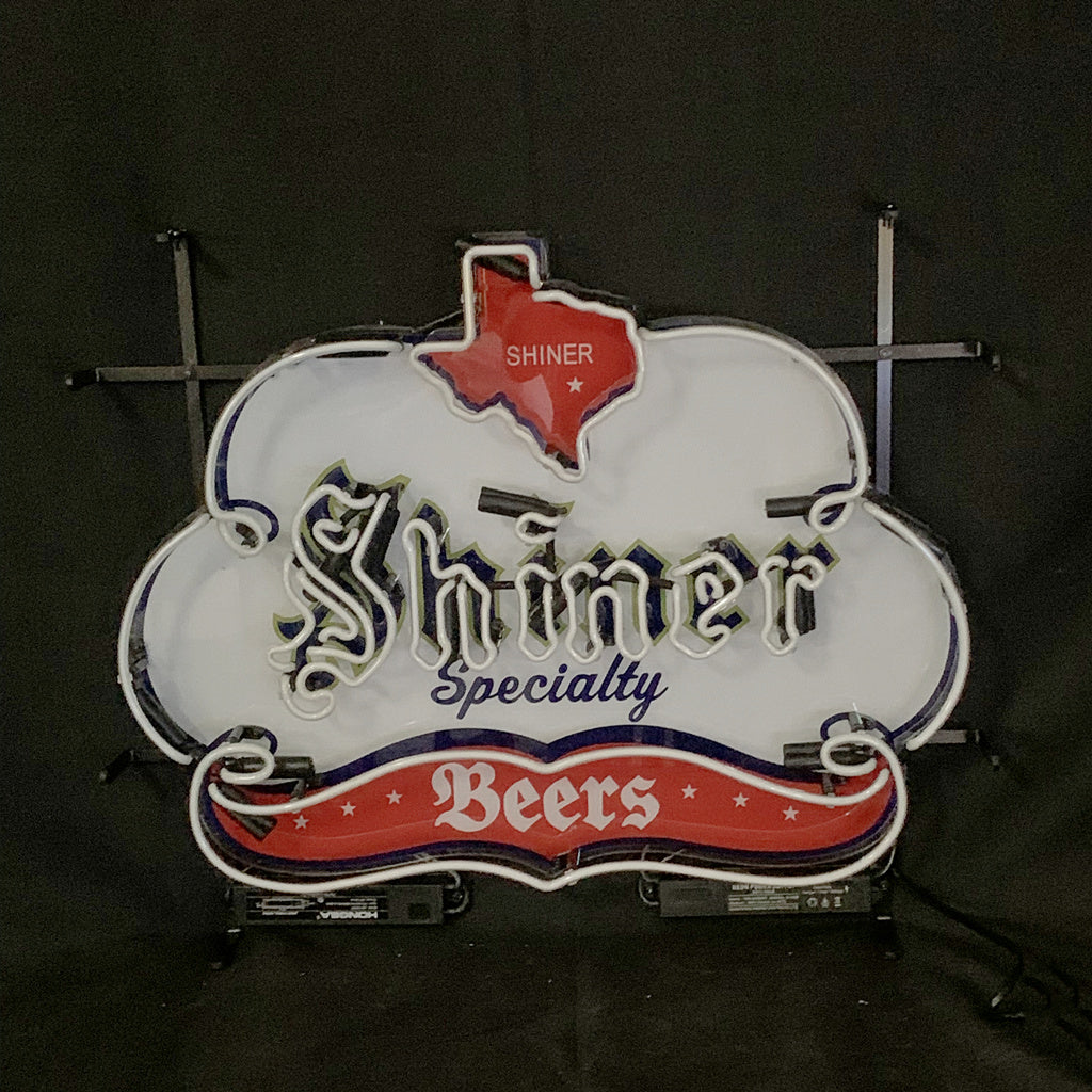 Shiner Specialty Beers with Texas Map Neon Sign Light by Neon Signs Land - product image 4 for Resin Society