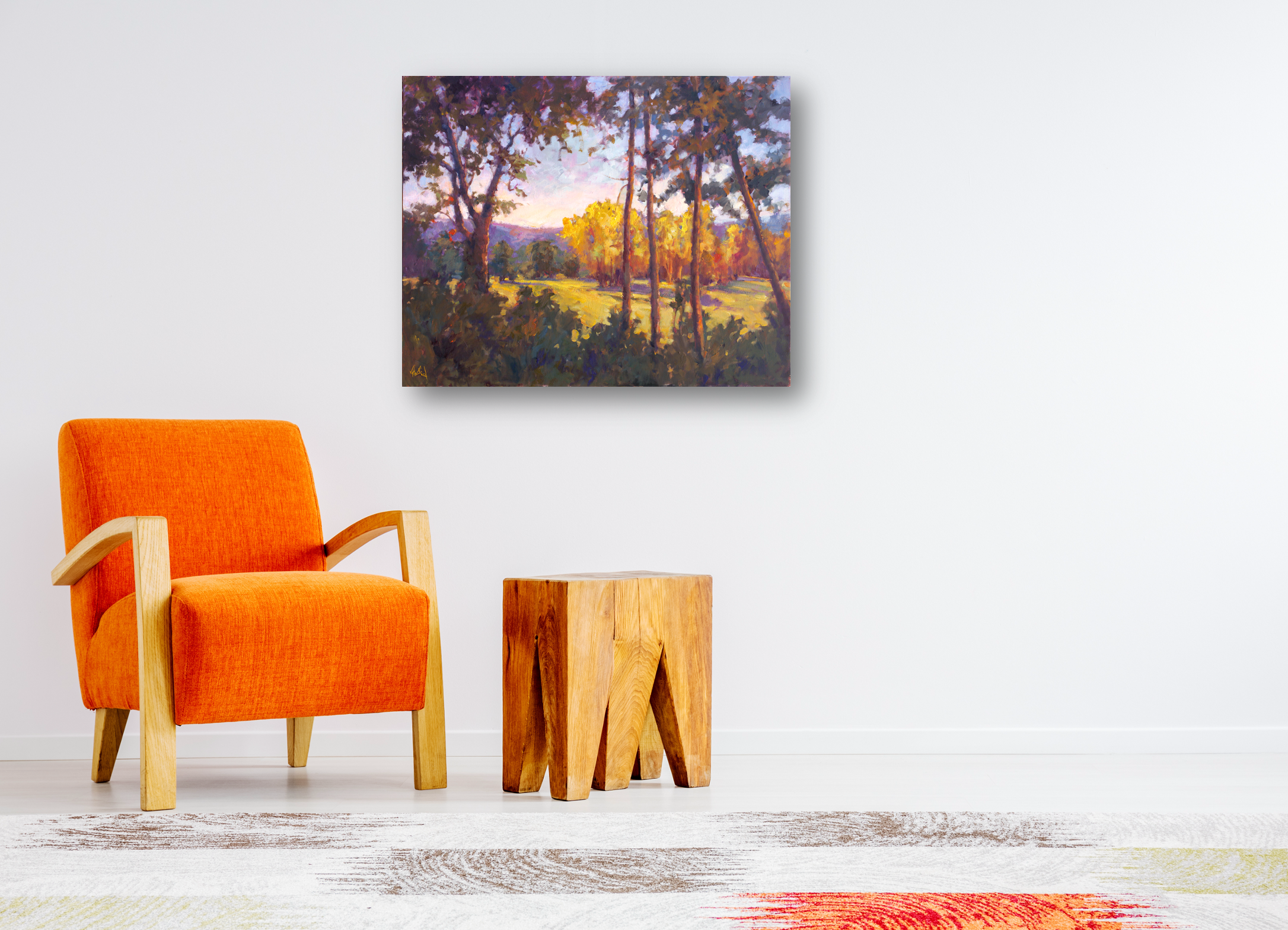 Through the Trees Artist Enhanced Canvas Print by John Beard Collection - product image 3 for Resin Society
