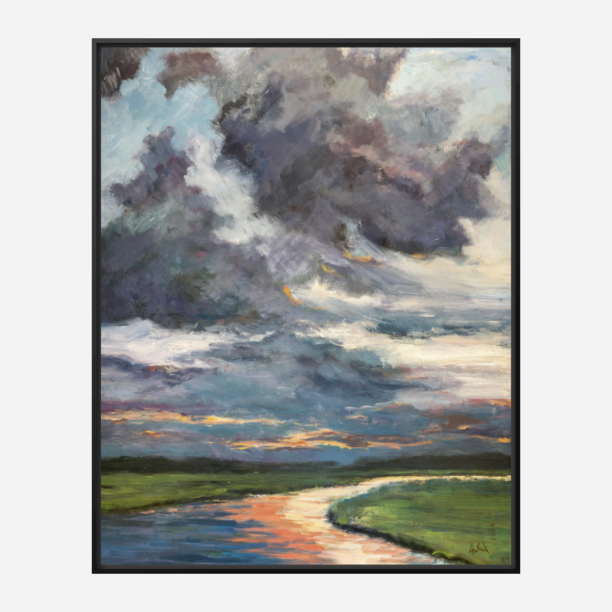 Thundersky Artist Enhanced Canvas Print by John Beard Collection - product image 5 for Resin Society