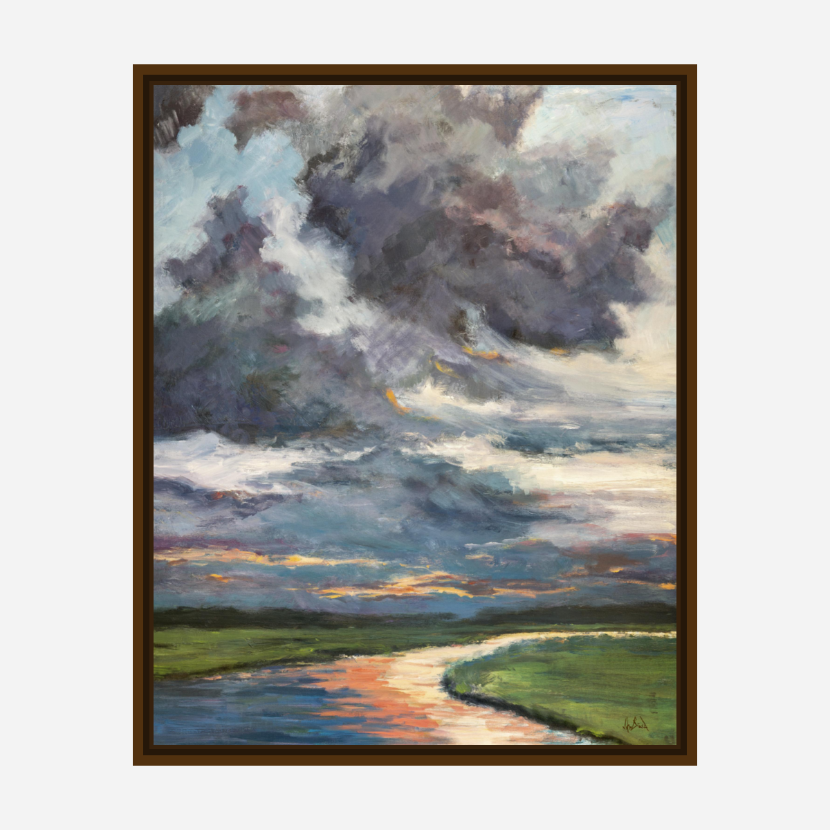 Thundersky Artist Enhanced Canvas Print by John Beard Collection - product image 6 for Resin Society