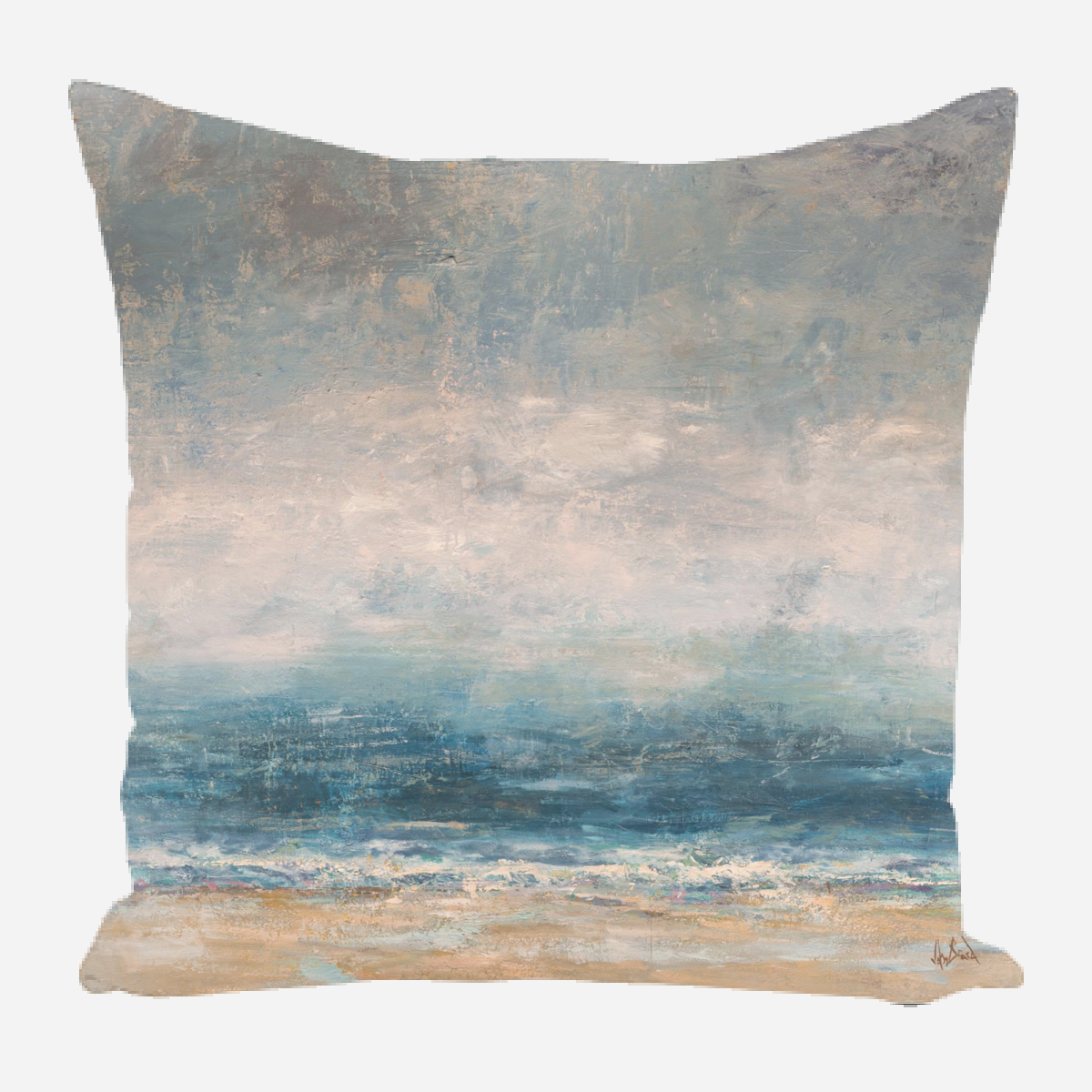 Tides Rush In Pillow by John Beard Collection - main product image for Resin Society