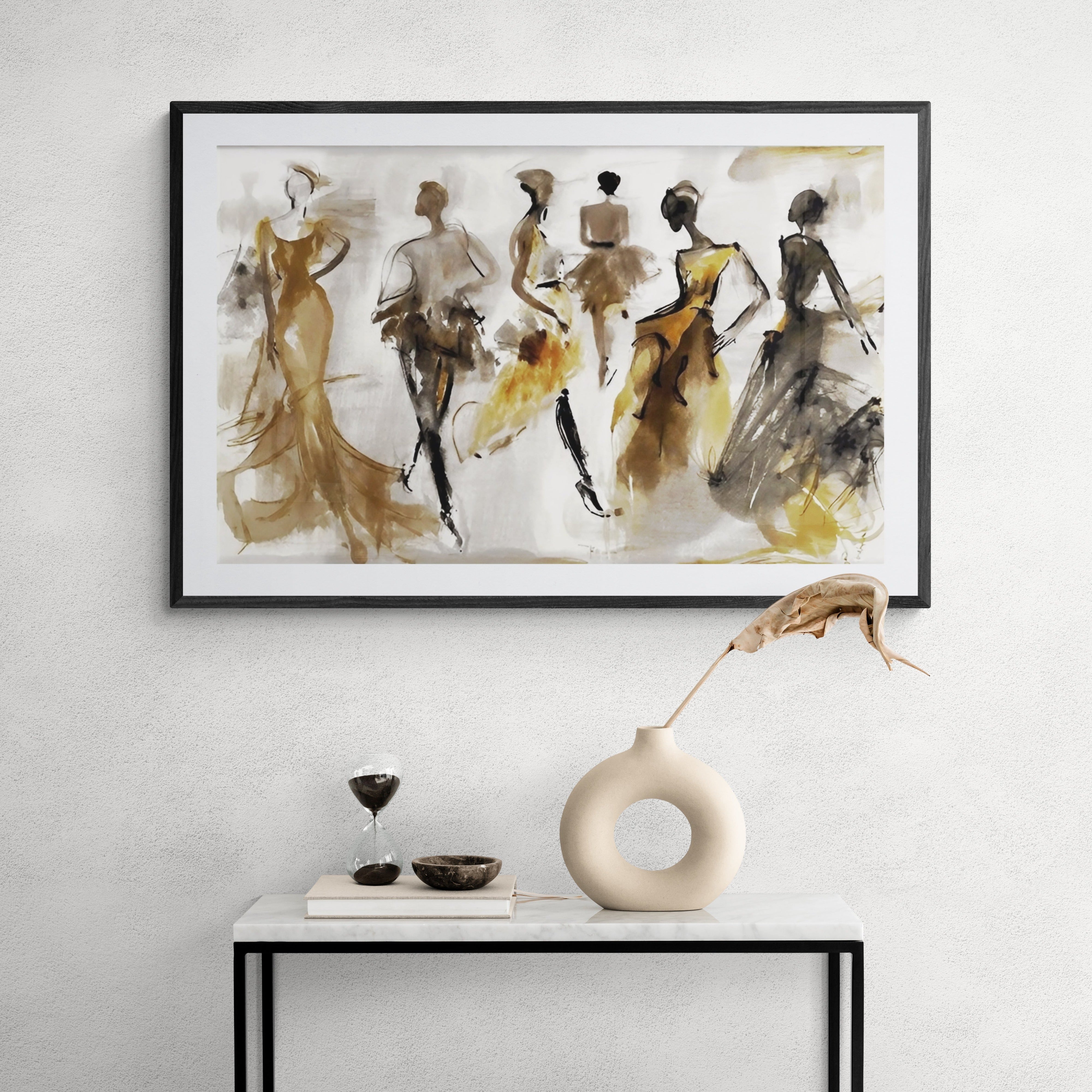 Canvas Print: "Time Whispers" by Tailored Canvases - main product image for Resin Society