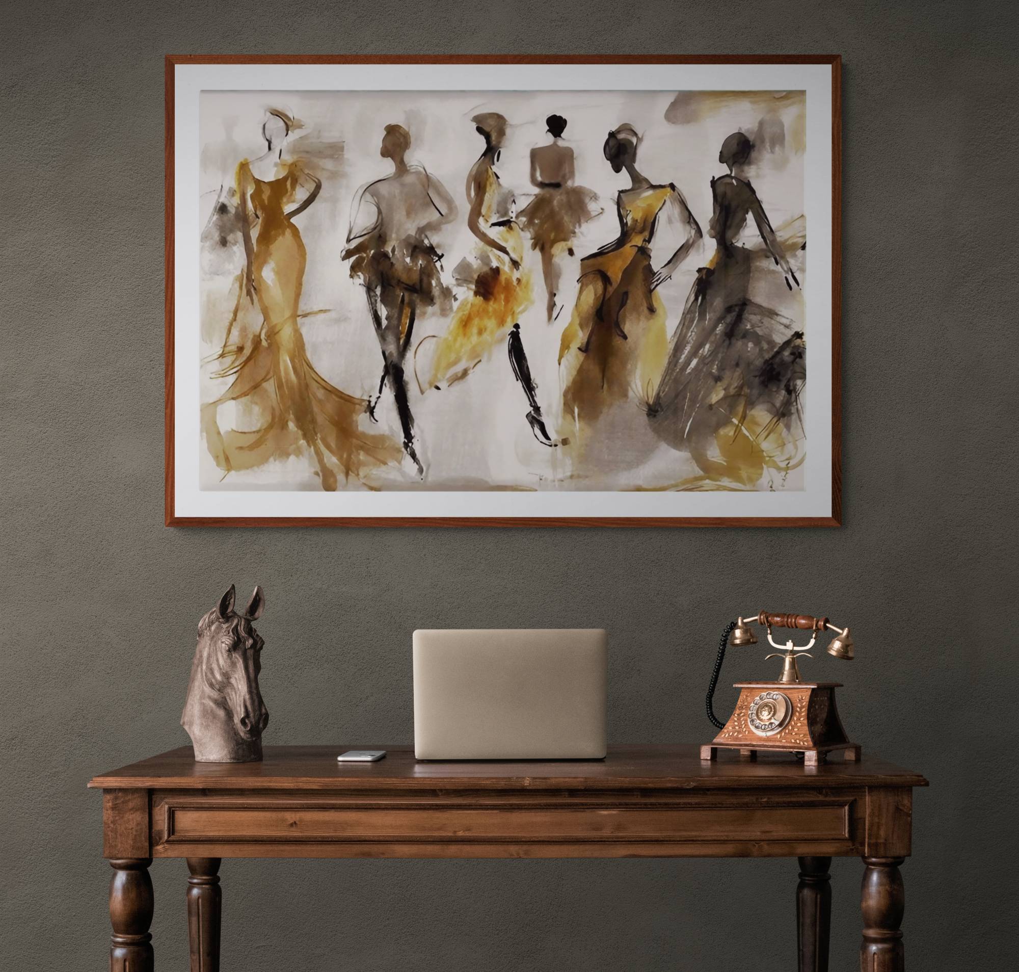 Canvas Print: "Time Whispers" by Tailored Canvases - product image 2 for Resin Society