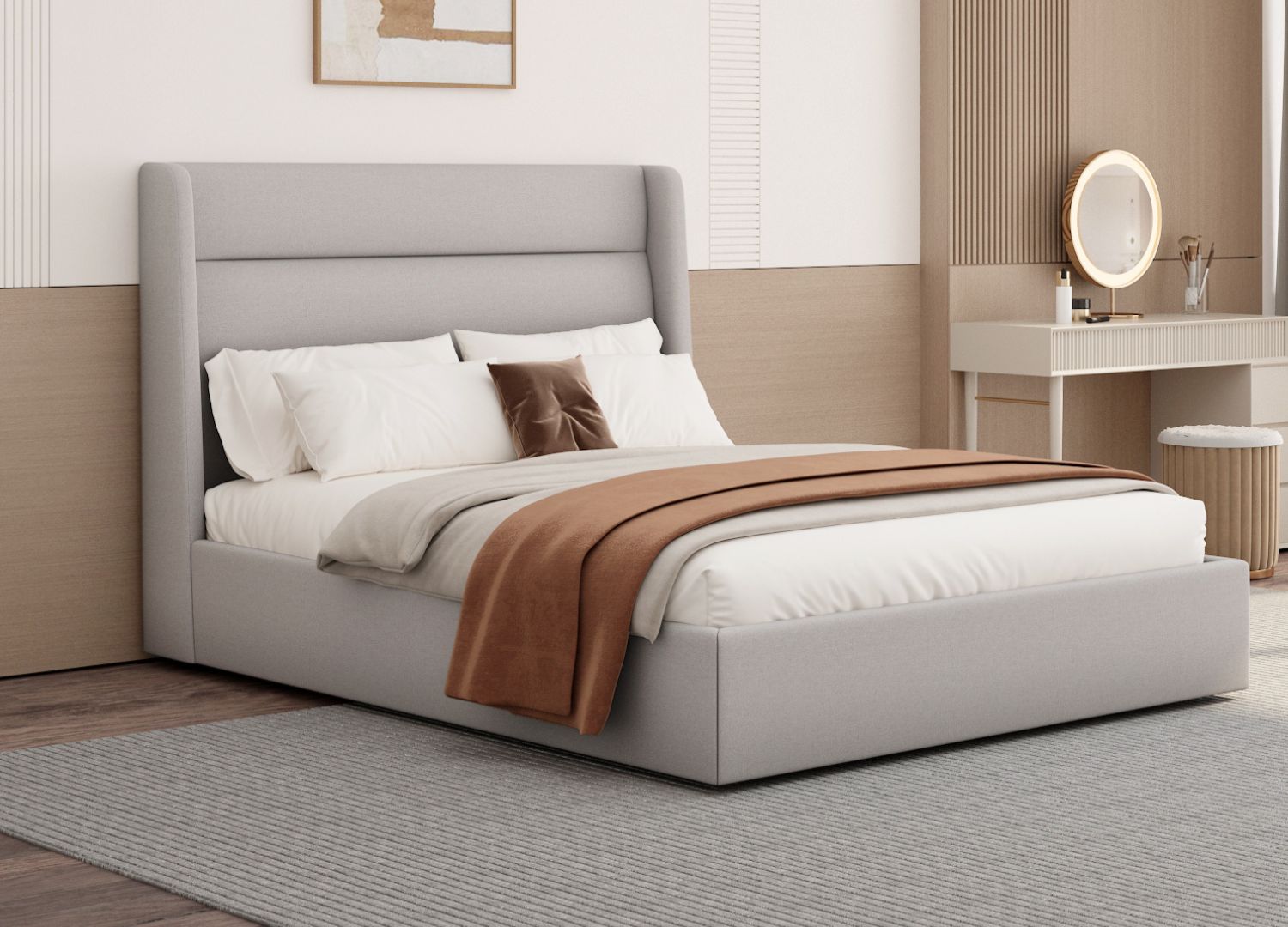 Tokyo Queen Bed detail image - Resin Society