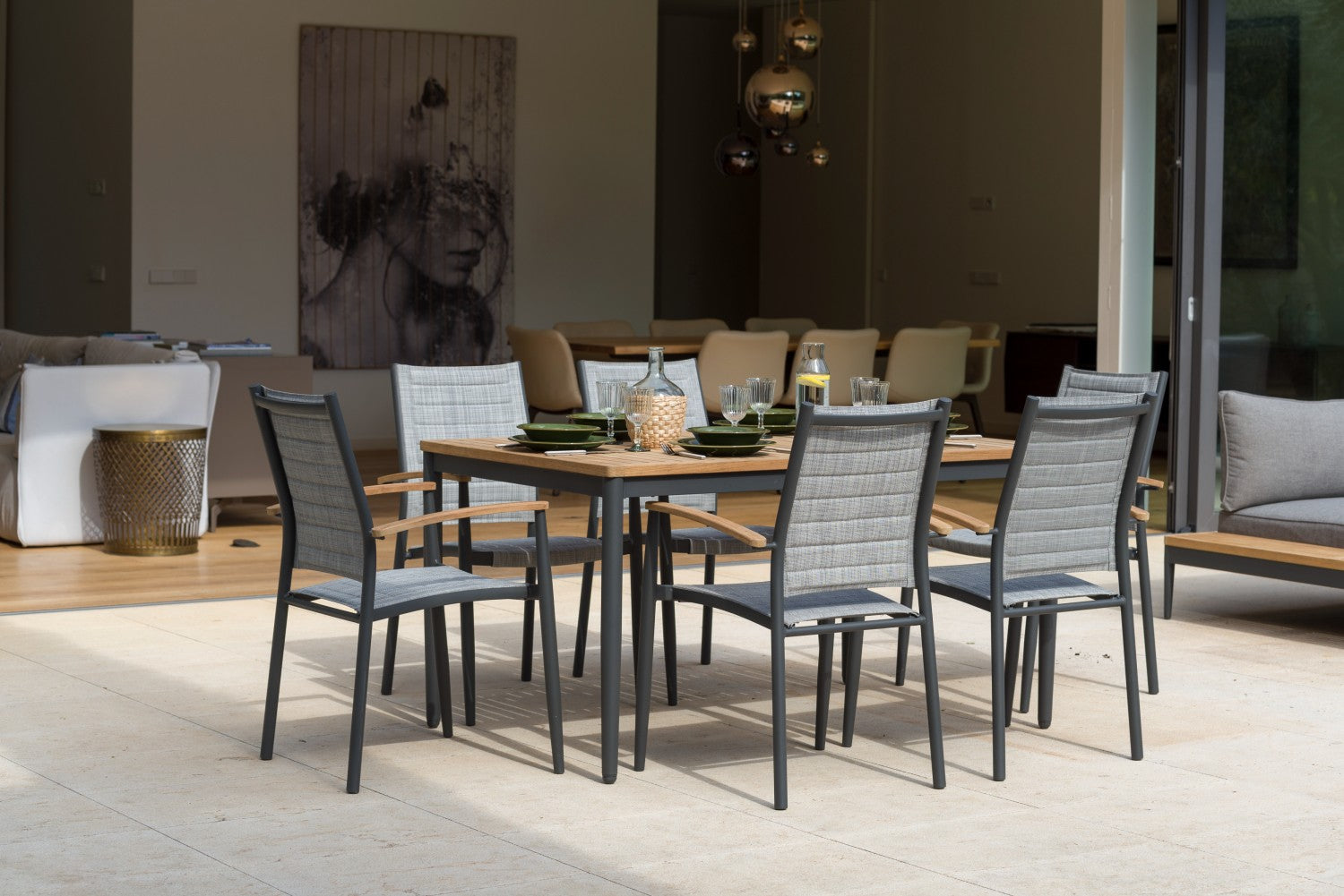 Topaz Rectangular Small Dining Table by LifestyleGarden US - main product image for Resin Society