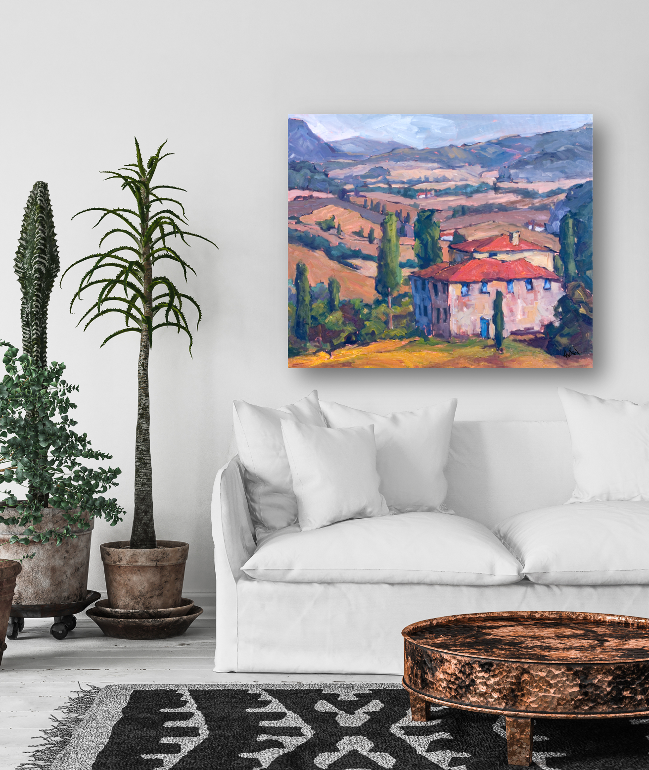 Toscana Artist Enhanced Canvas Print by John Beard Collection - product image 4 for Resin Society