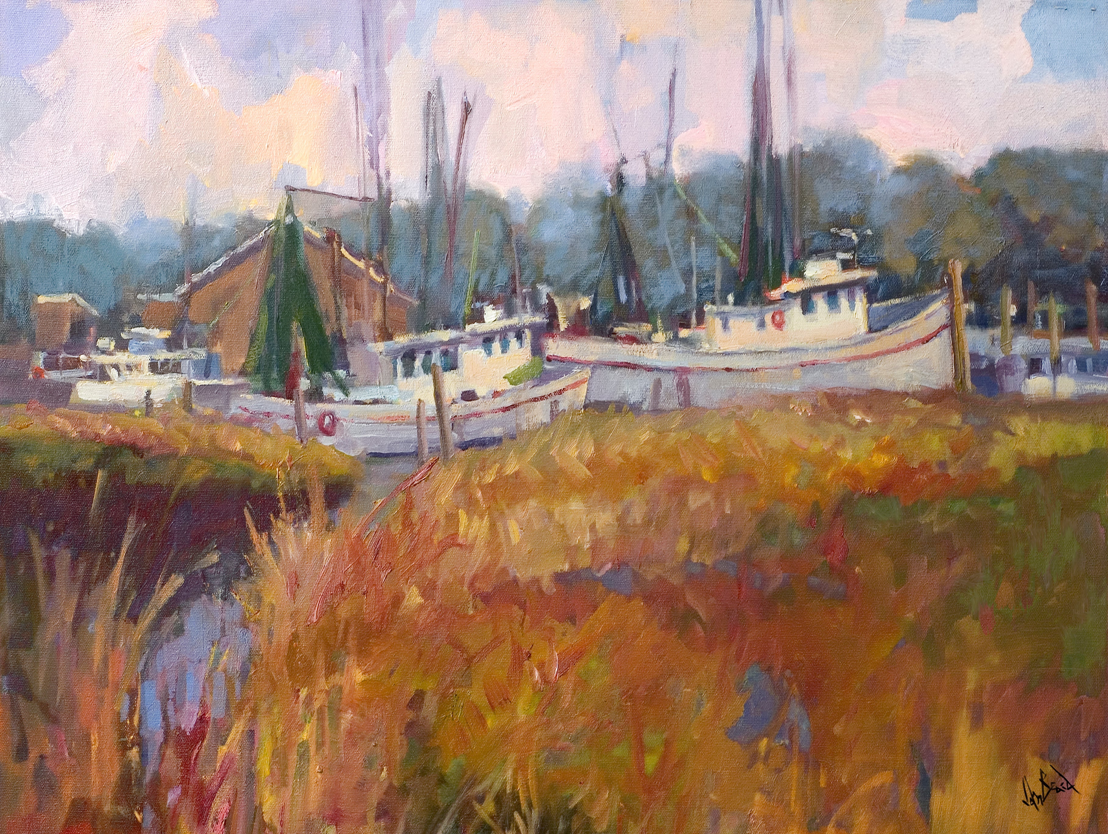 Tybee Island Boats by John Beard Collection - main product image for Resin Society