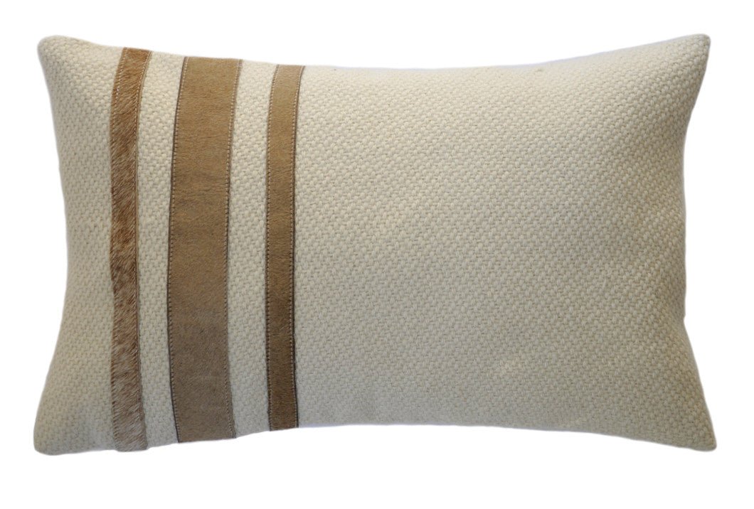Cowhide Stripes Accent Pillow by Homelosophy