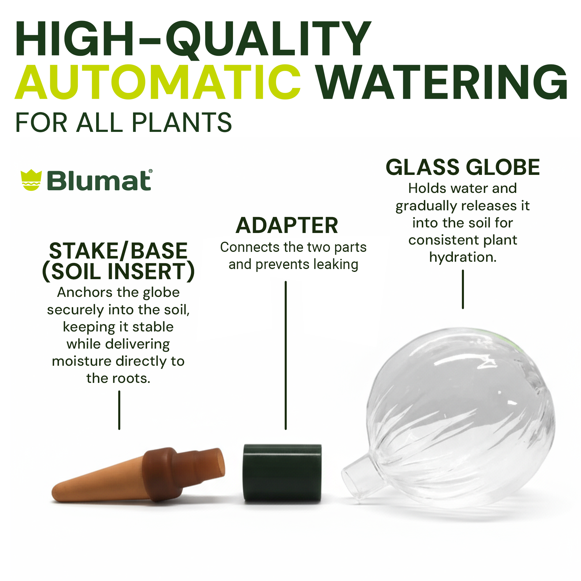 Blumat Glass Plant Self Watering Globes by Sustainable Village - product image 8 for Resin Society