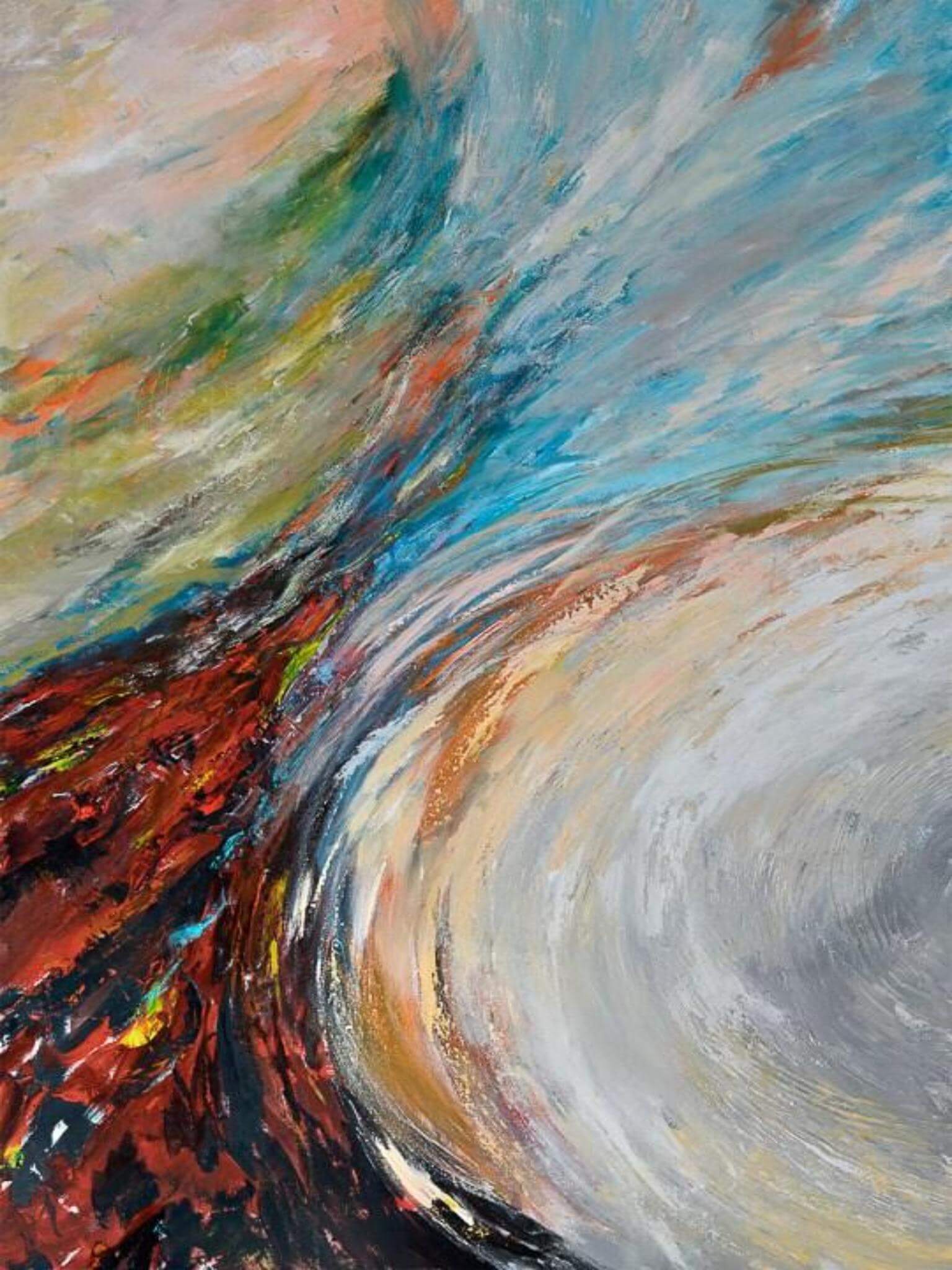 Undercurrent Artist Enhanced Canvas Print by John Beard Collection - main product image for Resin Society