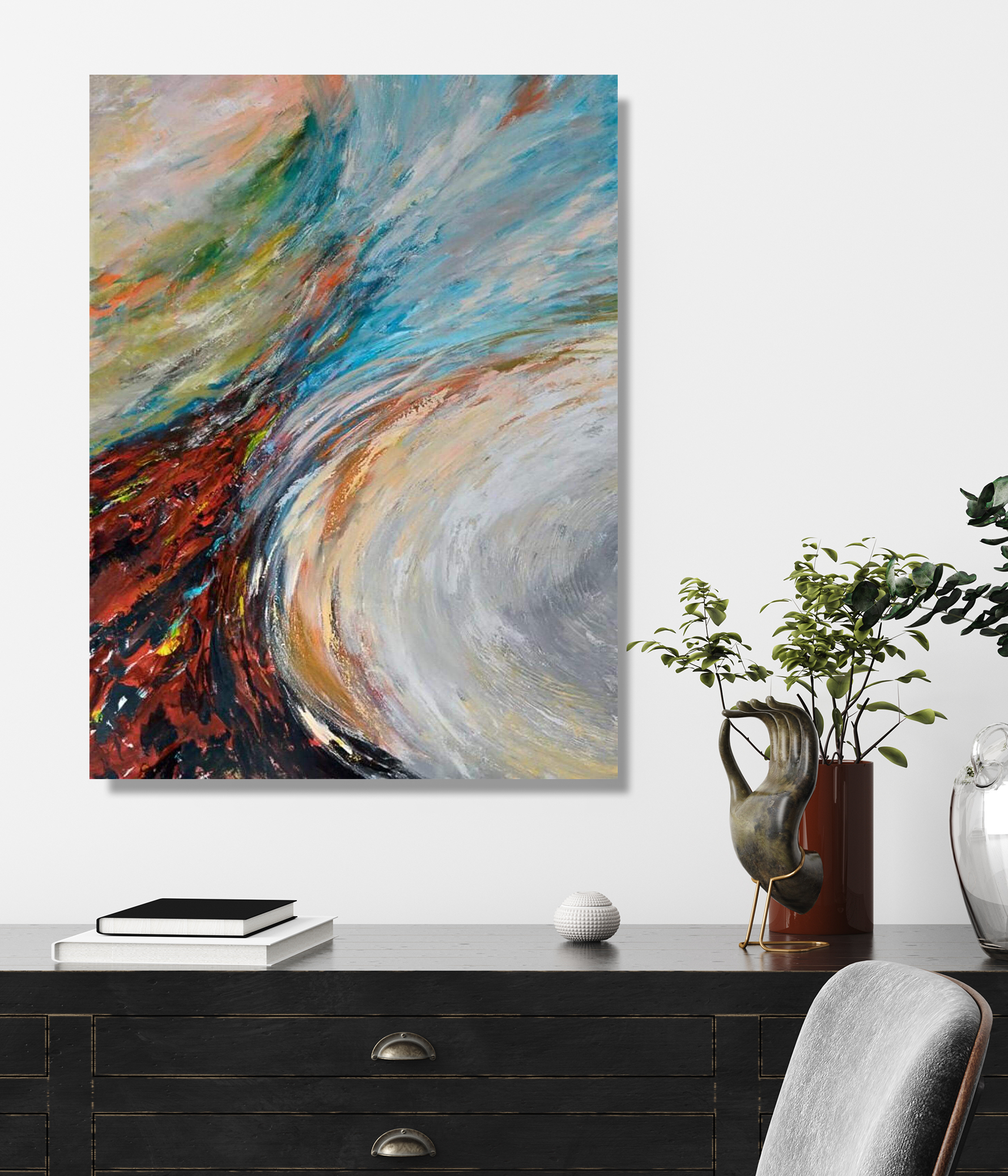 Undercurrent Artist Enhanced Canvas Print by John Beard Collection - product image 2 for Resin Society